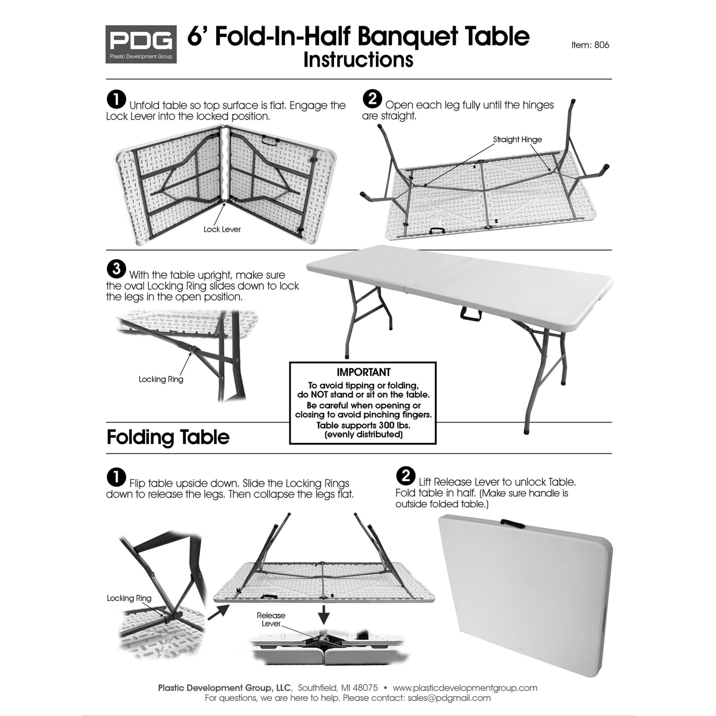 Plastic Development Group 188158 Folding-Tables - View #12