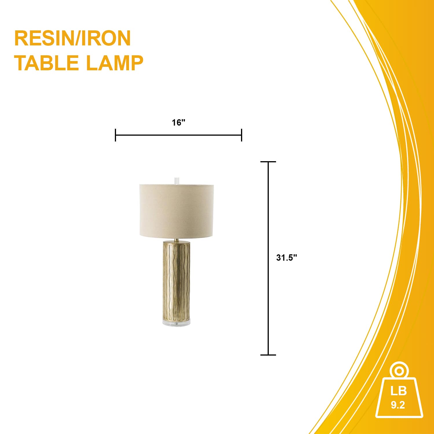 A&B Home 77402 Table-Lamps - View #2