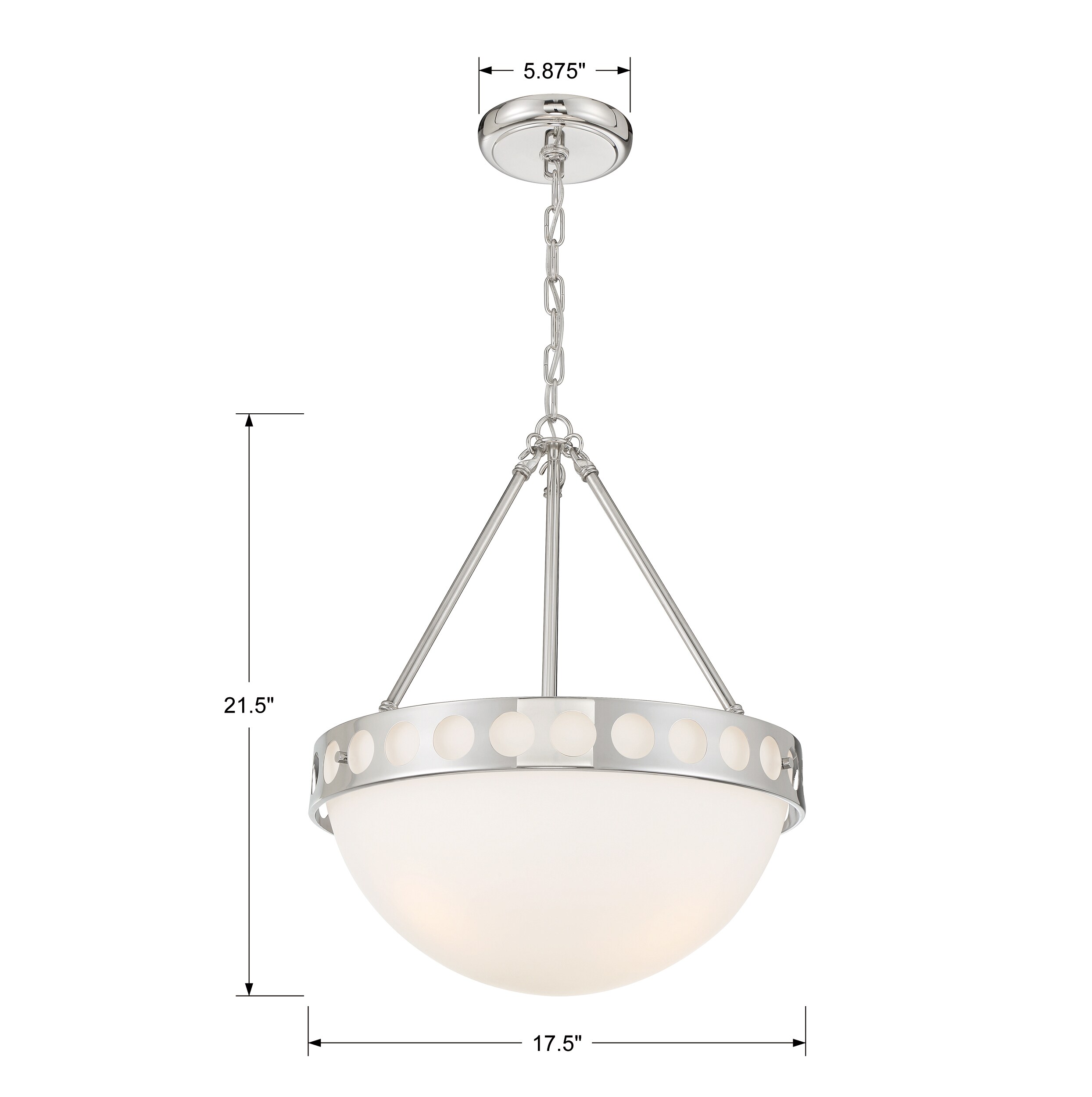Crystorama KIR-B8105-PN Pendant-Lights - View #4