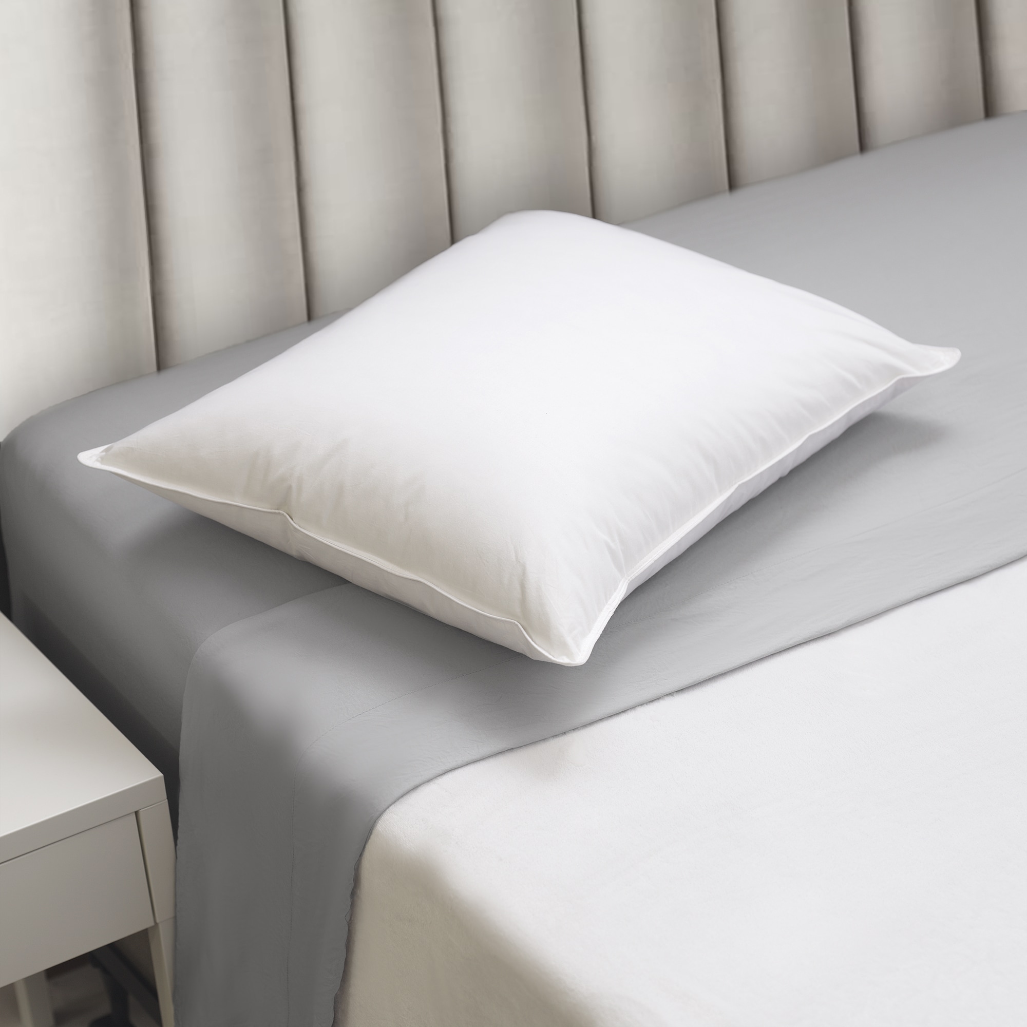 Cozy Essentials Standard Medium Down Bed Pillow In The Bed Pillows