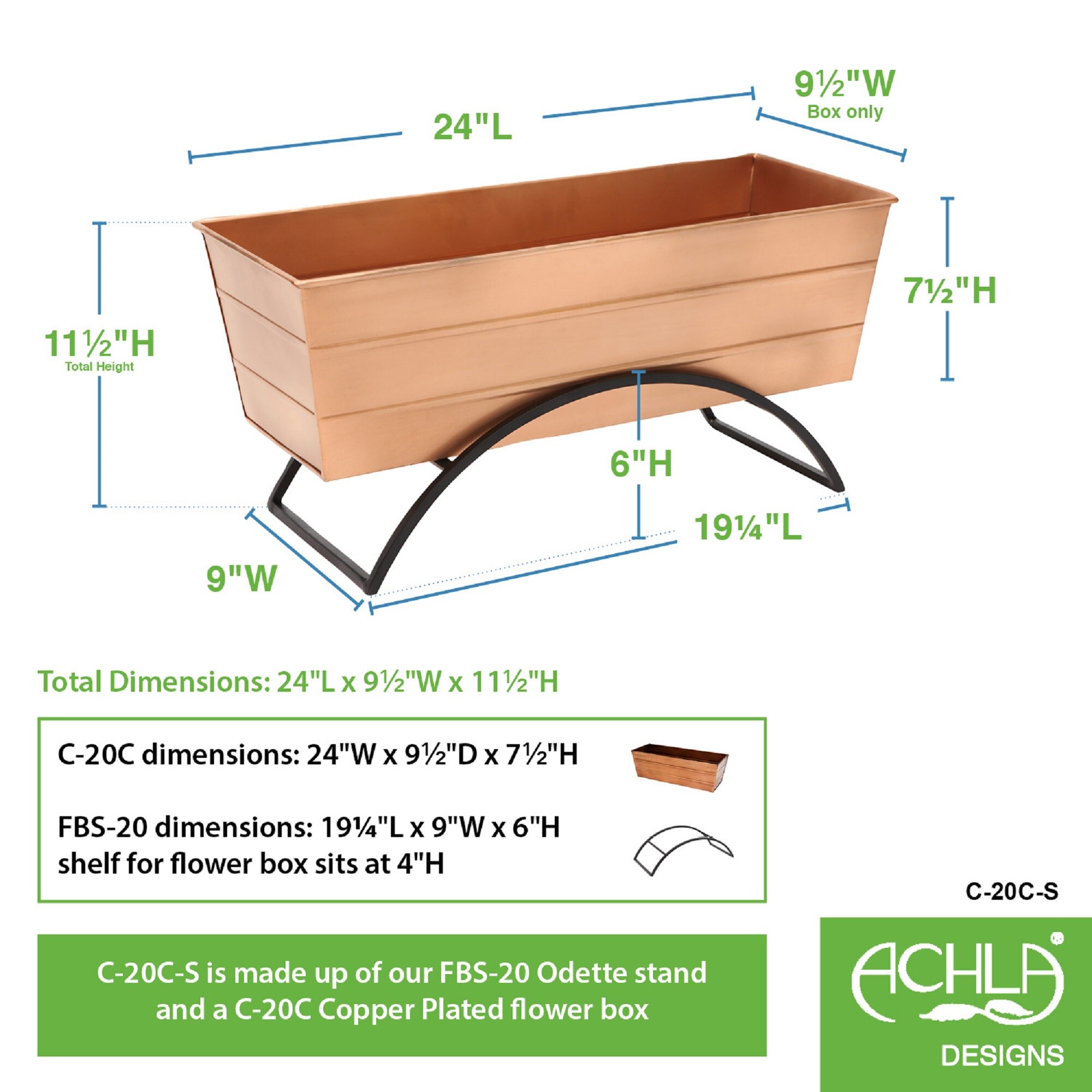 Minuteman International C-20C-S Planter-Window-Box - View #3