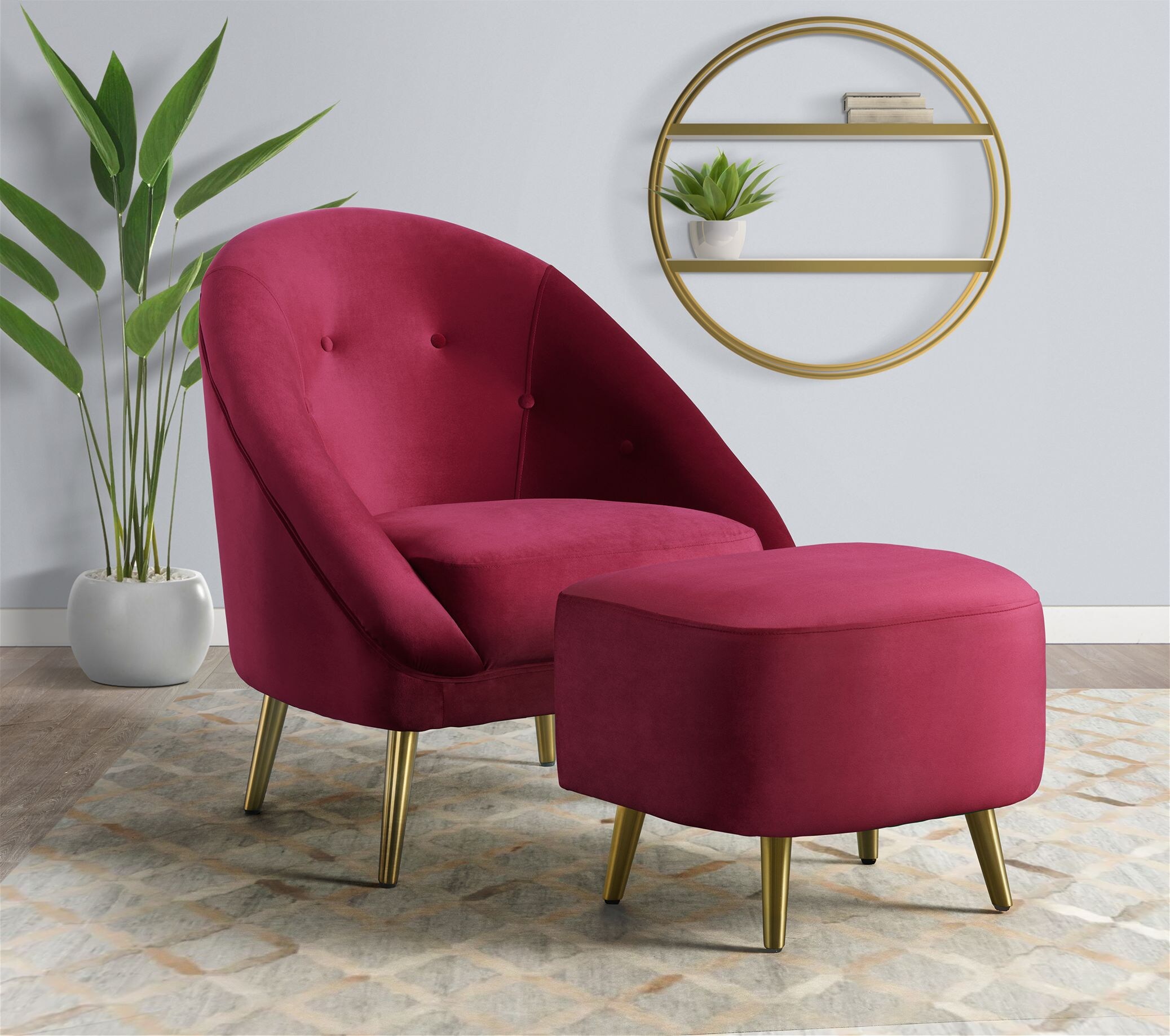 Picket House Furnishings UTI287000E Indoor-Ottomans - View #3