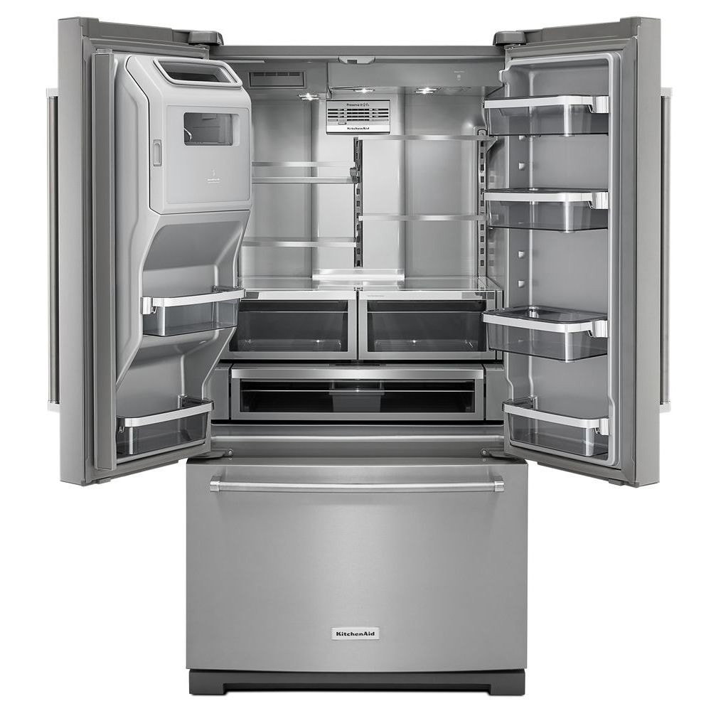KitchenAid 26.8-cu ft French Door Refrigerator with Ice Maker ...