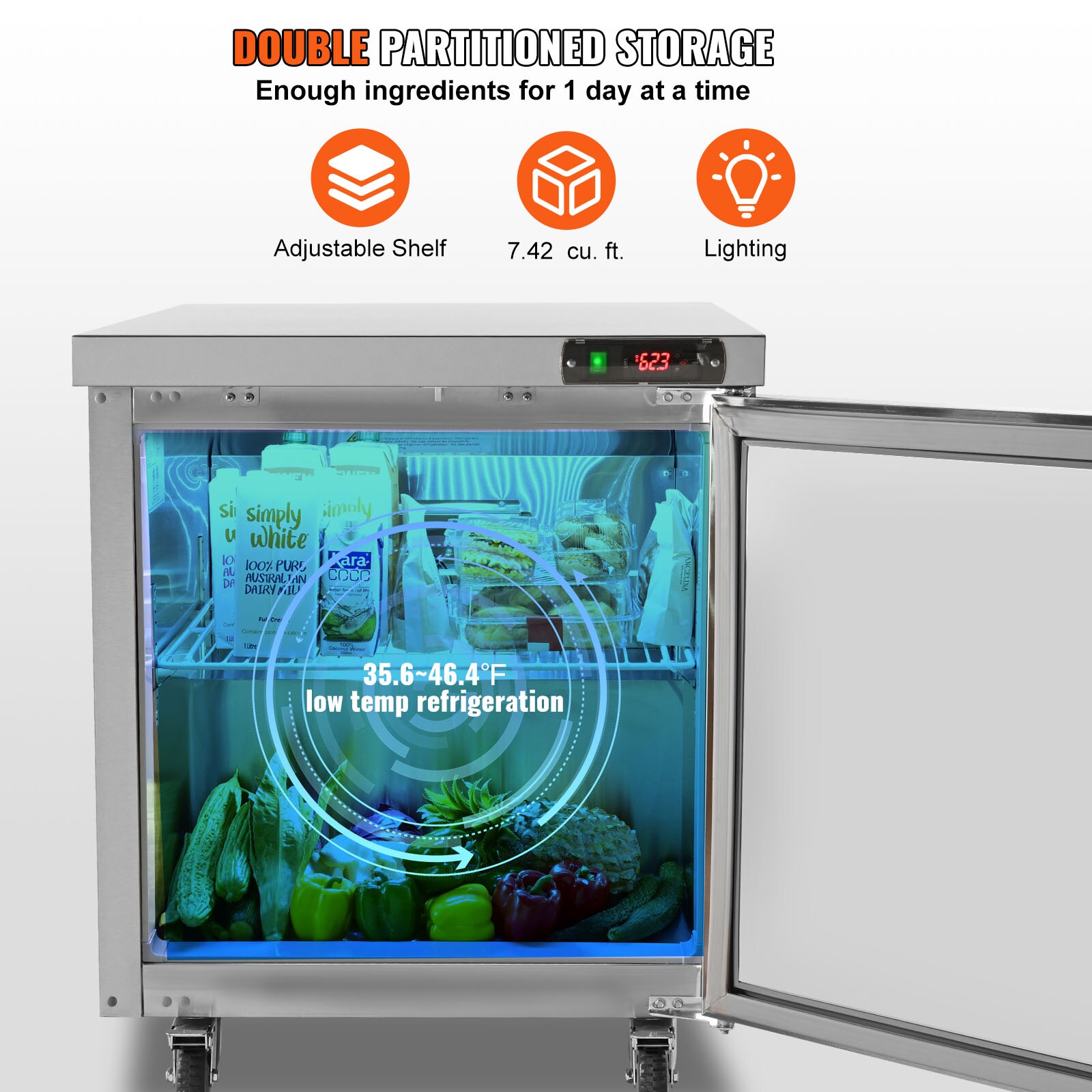 SVOPES SCF74CUFT28I02862V1 Refrig-Prep-Tables - View #3