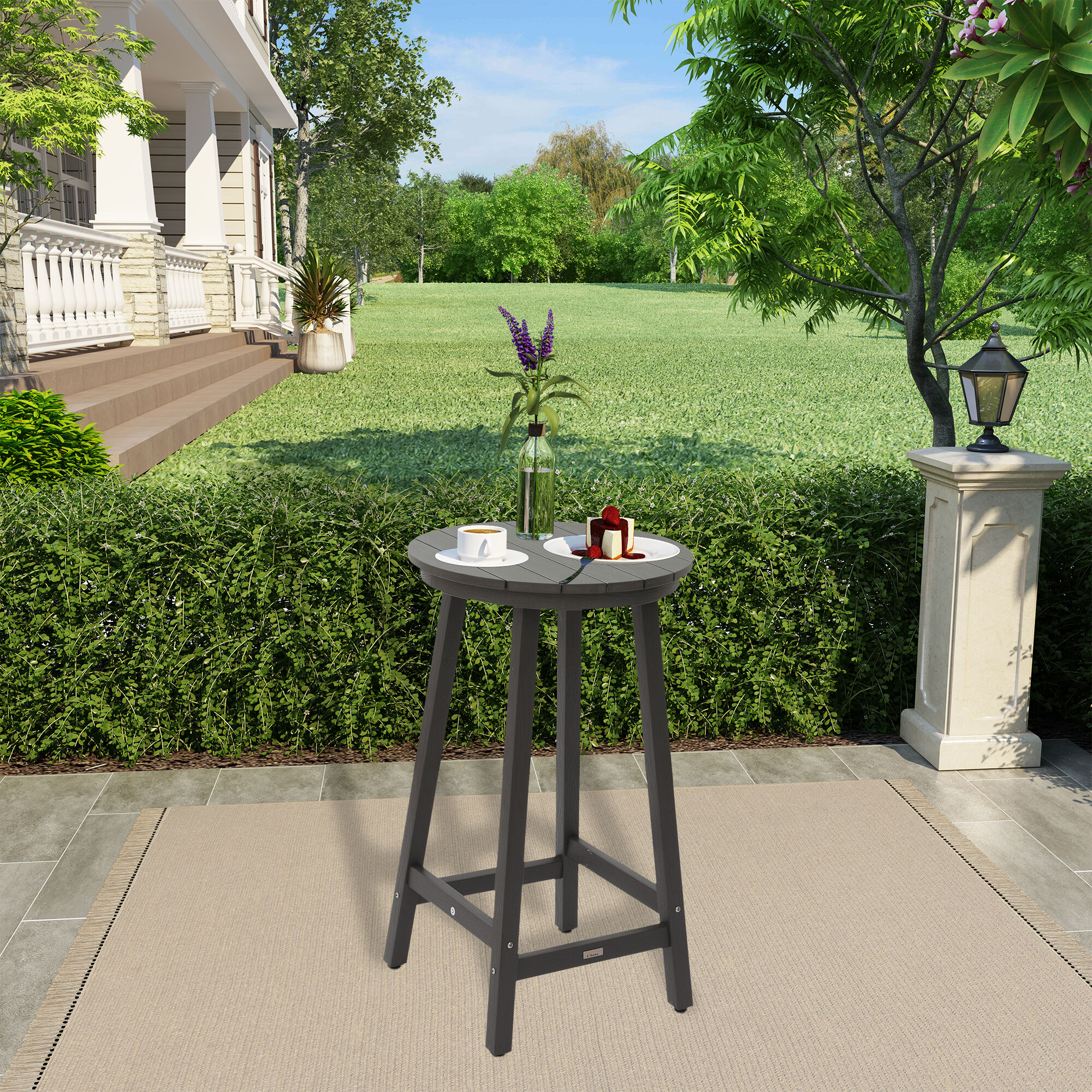 Clihome CL-B03-GY Patio-Tables - View #2