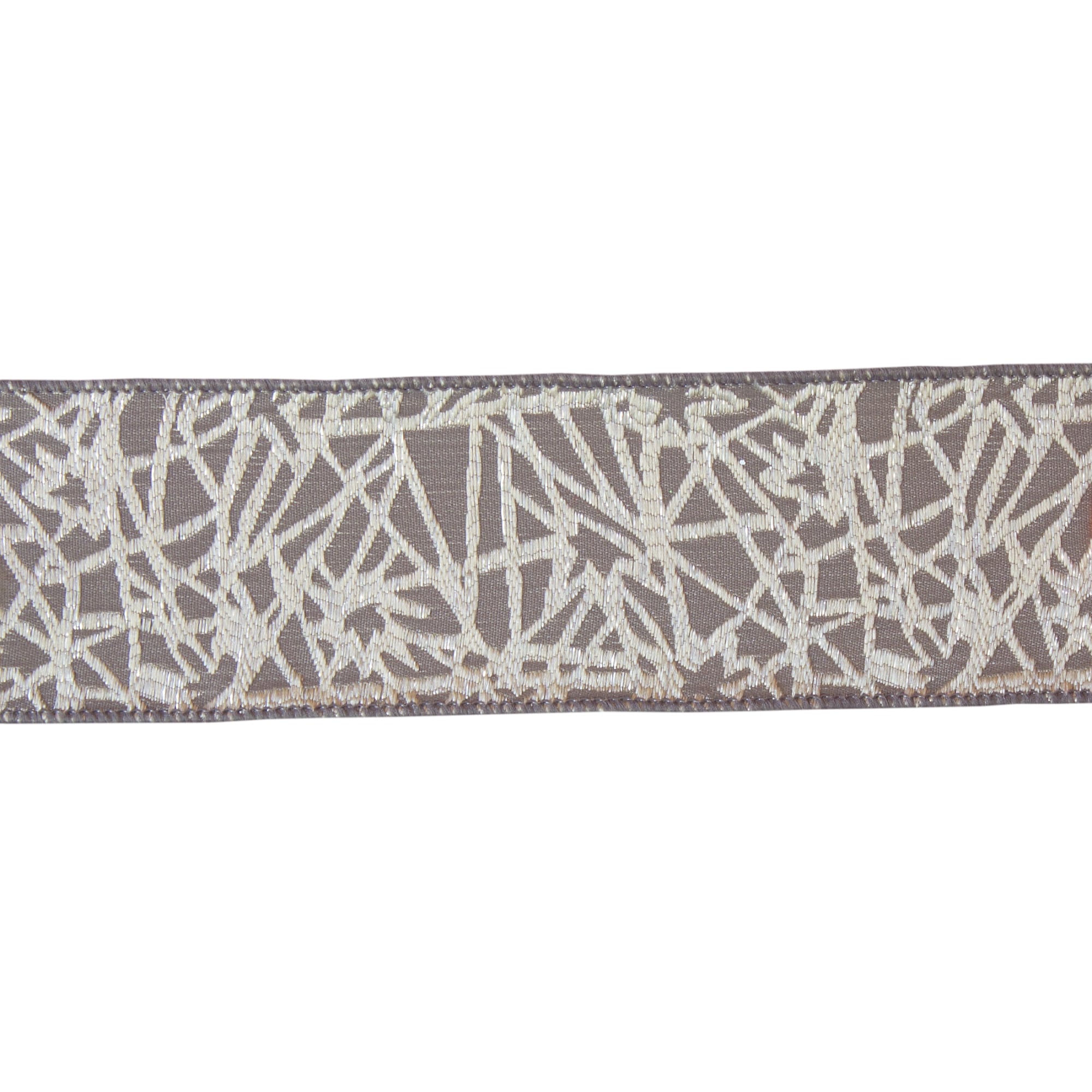 Melrose International 77455DS 2-Pack 30-ft L x 2.5-in W Silver and Cream Ribbon