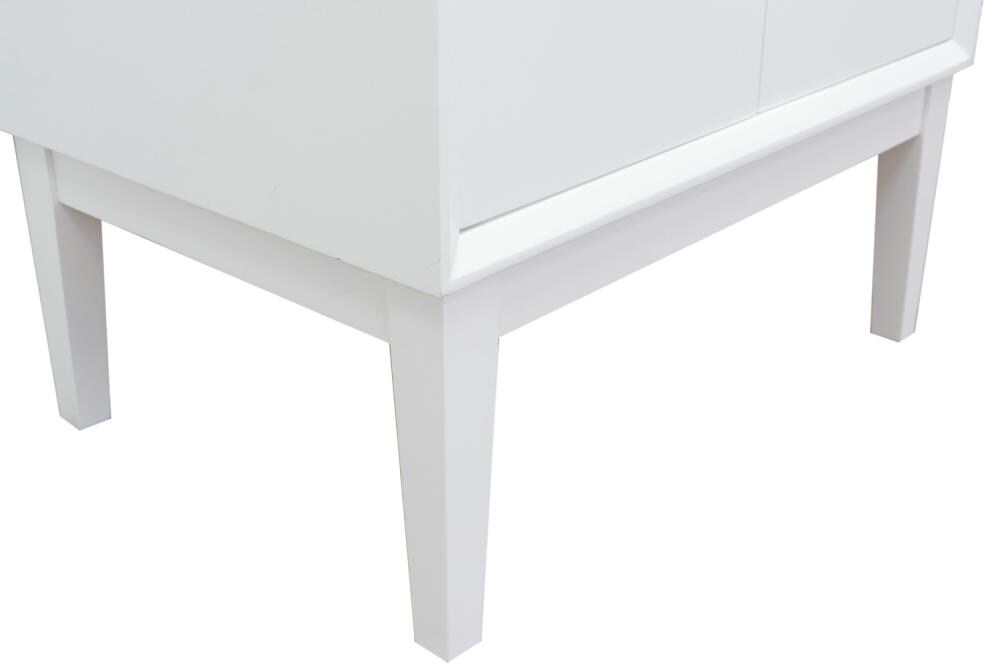 Bellaterra Home LV0400-WH Single Vanity- Cab only 30-in White Bath