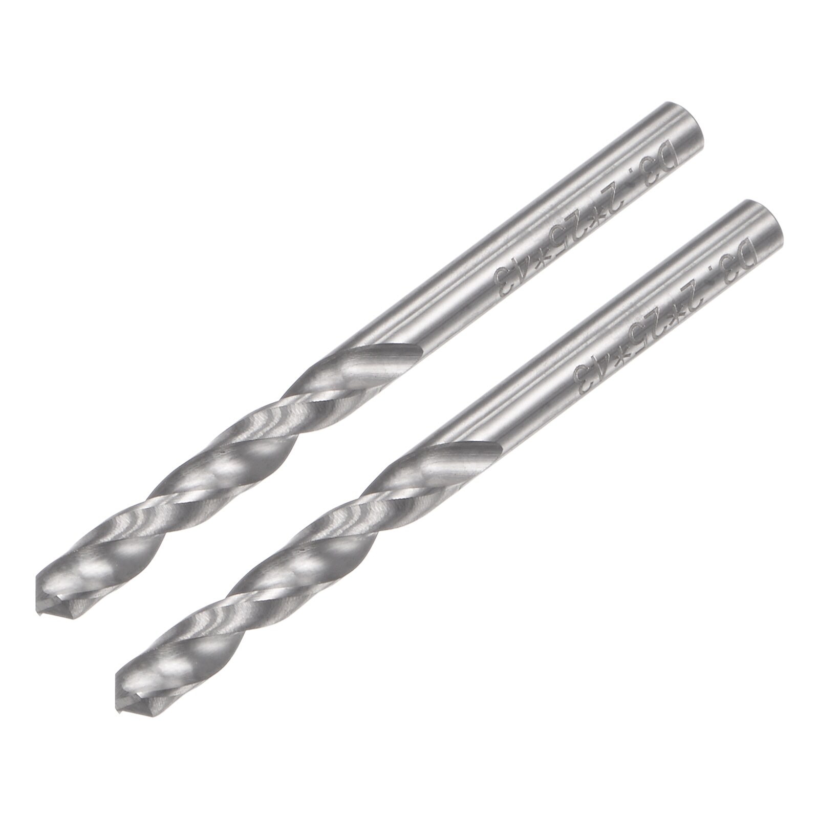 Unique Bargains Solid Carbide Drill Bits 3.2mm C2/K20 Tungsten Carbide Jobber Drill Bits Straight Shank Drilling Tool for Stainless Steel Aluminum Iron Metal Plastic 2pcs #S26030300UX2104