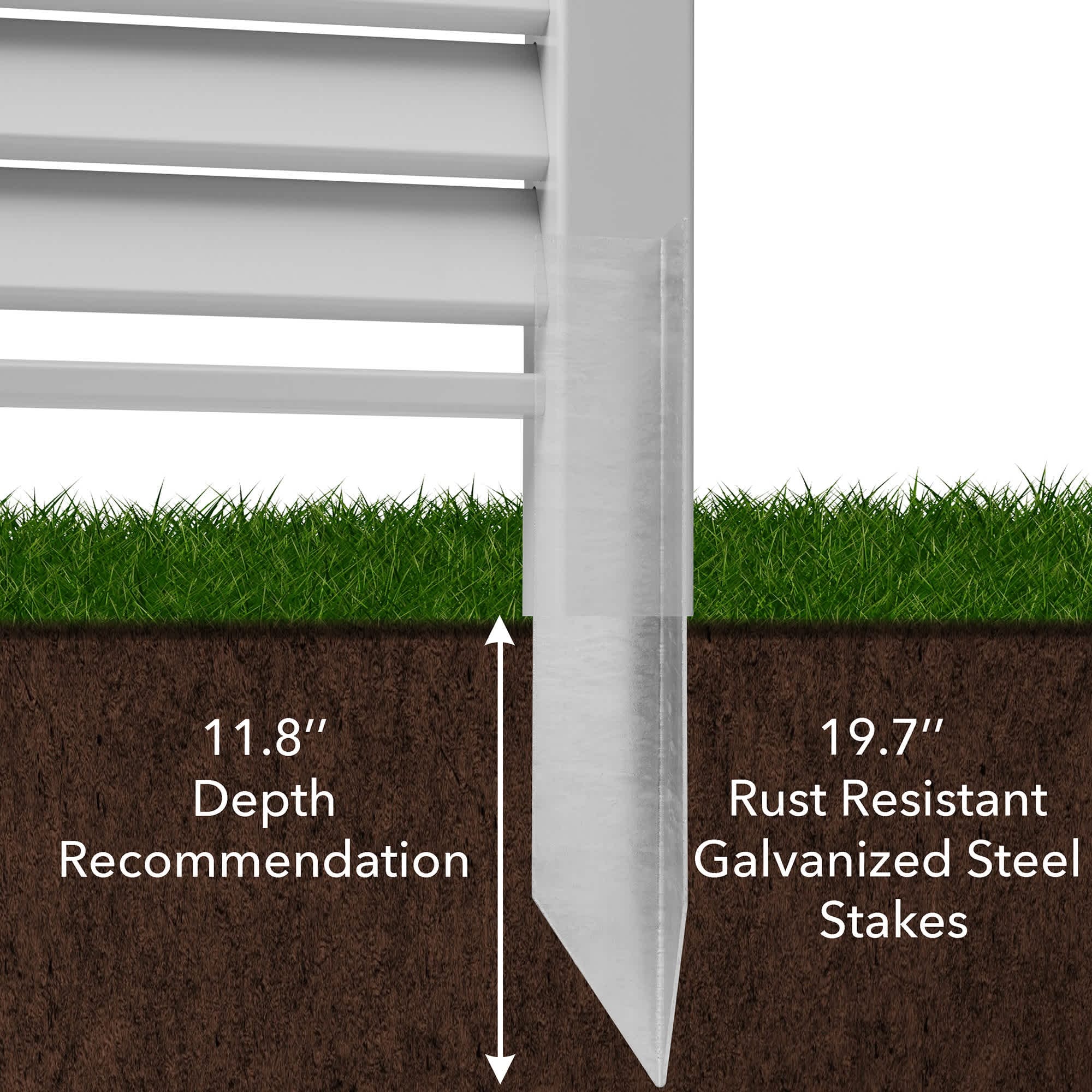 Casafield PAT-ENC-A87-L48G Garden-Utility-Fencing - View #5