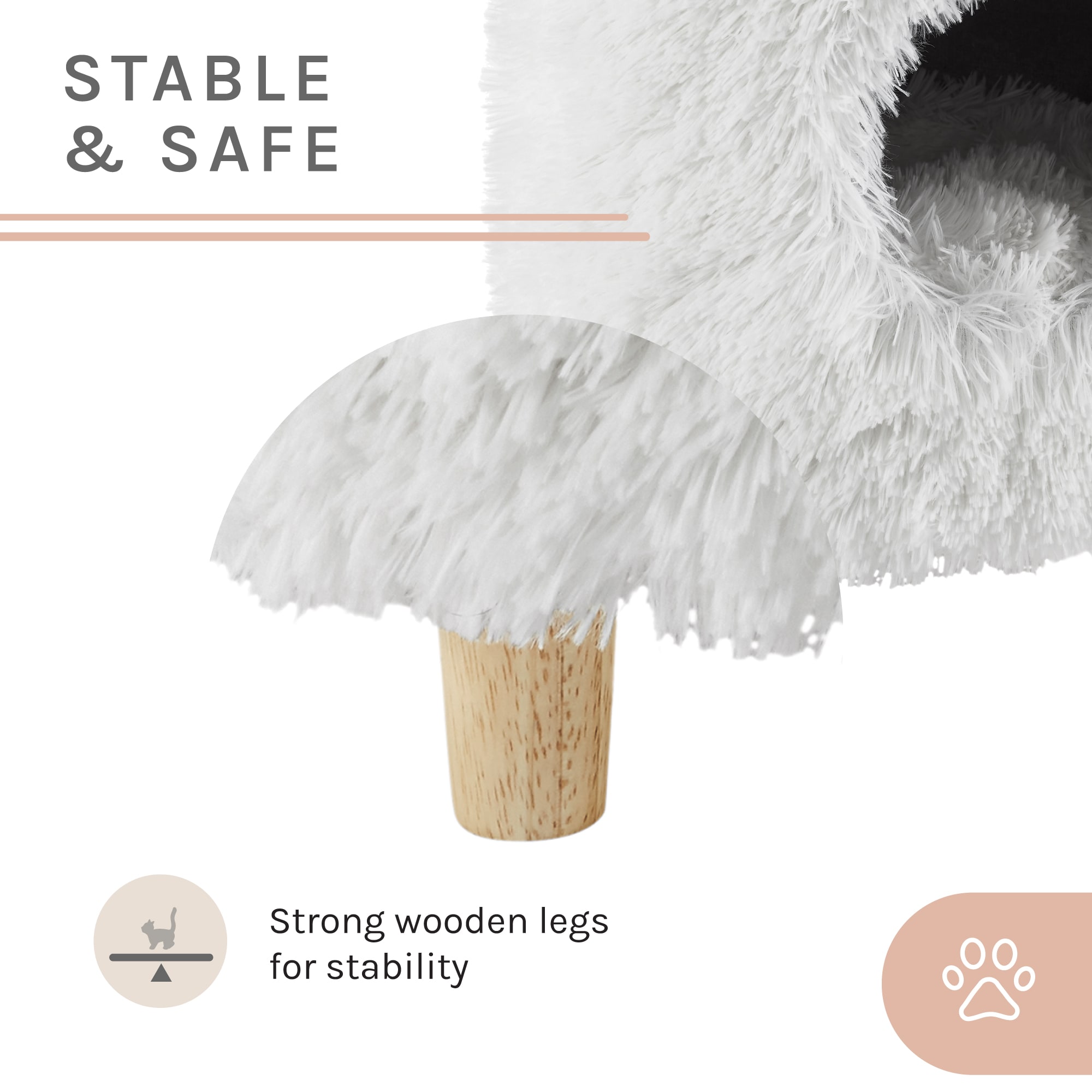Sam's Pets SP-CT1262WH Cat-Trees - View #10