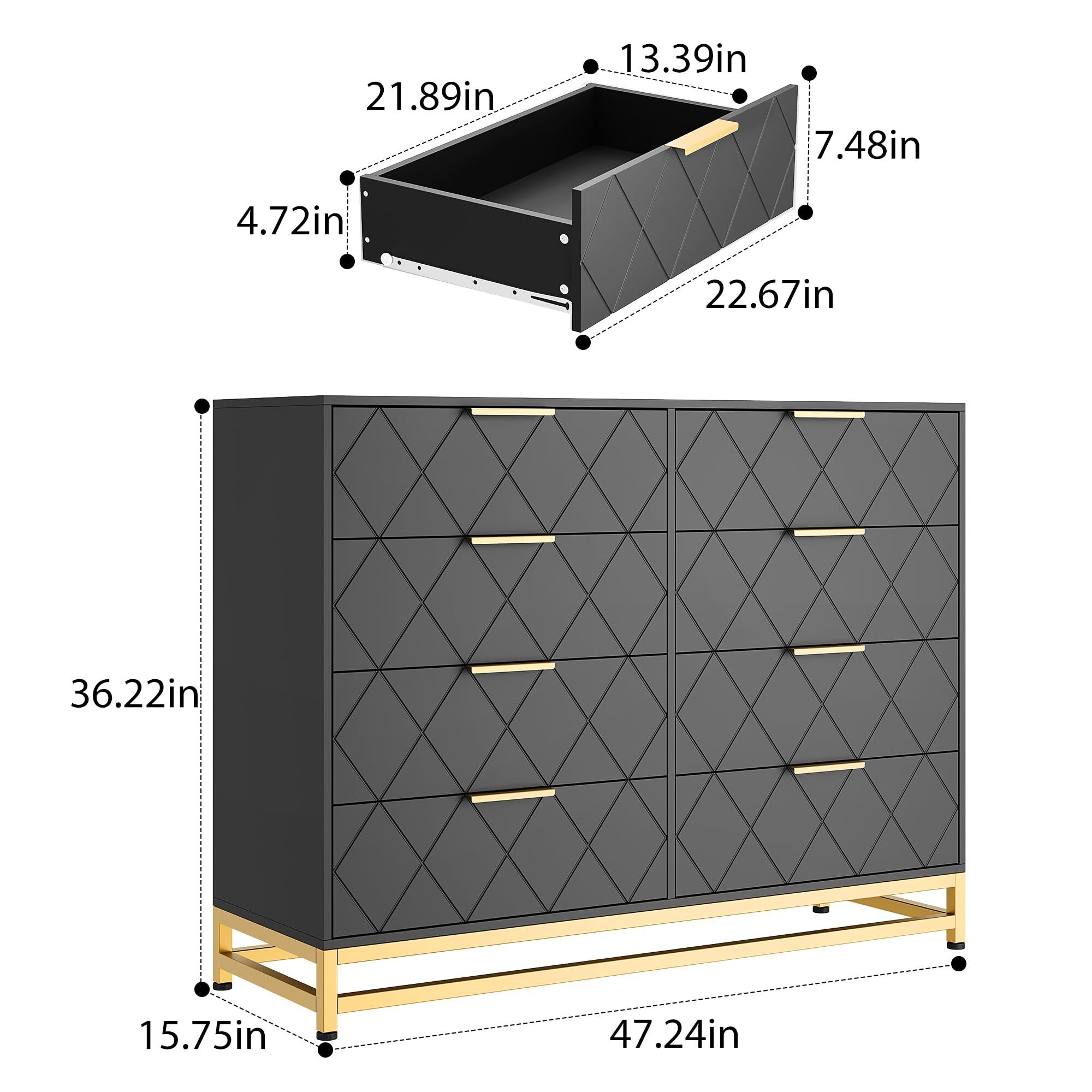 Qeetex MIE-PHO0ZKRXI7K dressers - View #3