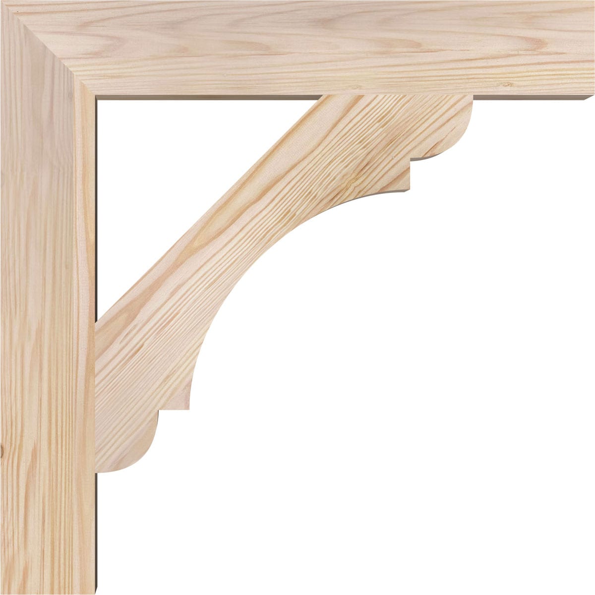 Ekena Millwork BKT04X22X22OLY05SDF Exterior-Brackets-Braces - View #3