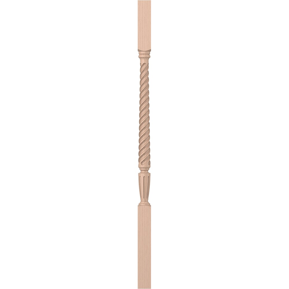 L.J. Smith Stair Systems LJT-2005-M 38 38-in x 1.75-in Unfinished Maple Square Top Stair Baluster