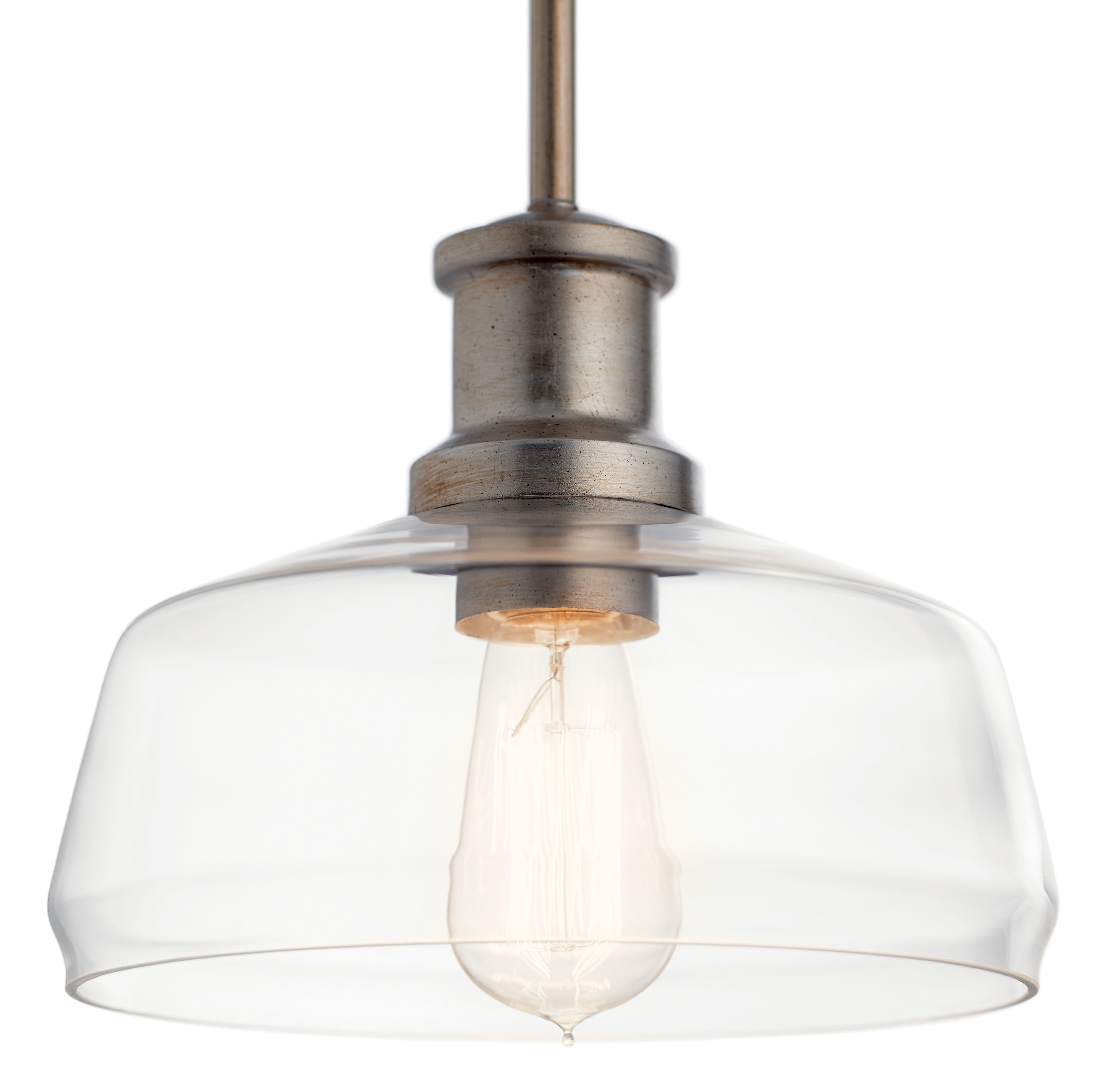 Hines 13 1/2 Wide Brushed Champagne Bronze Pendant Light – Joanna Home