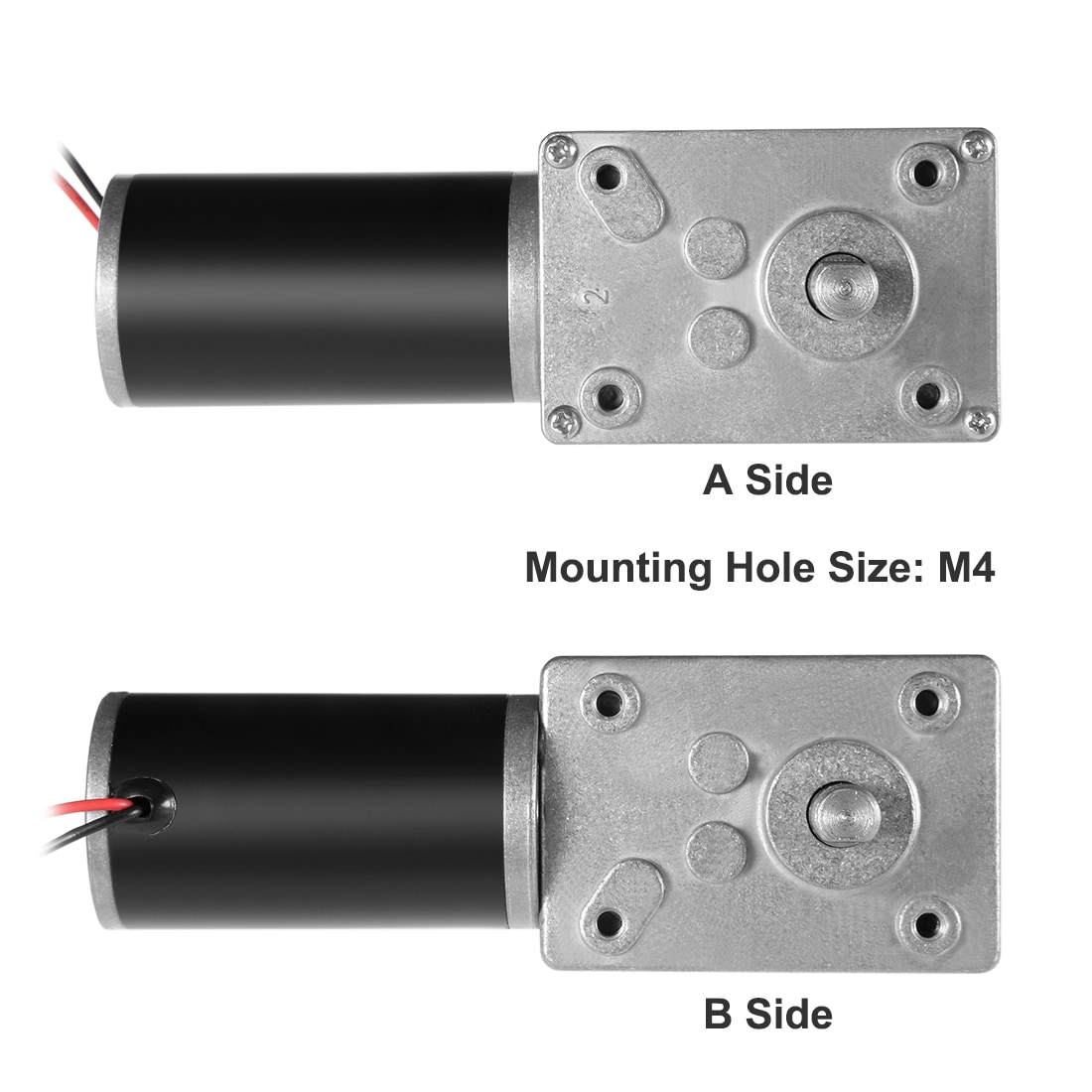DC 12V Double Shaft Worm Gear Motor 15RPM High Torque Speed Reduction - View #13