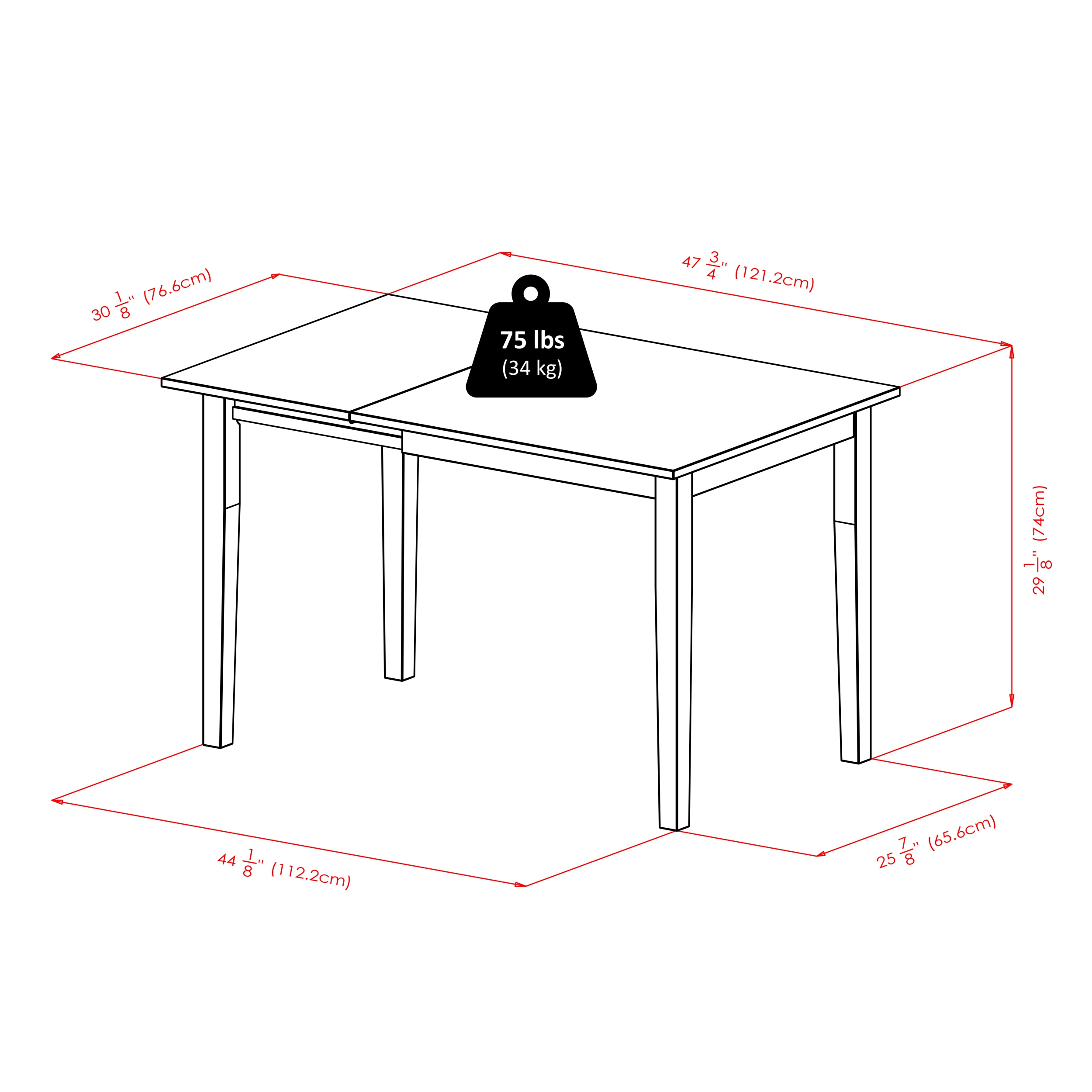 Winsome Wood Perrone Walnut Transitional Extending Drop Leaf Dining ...