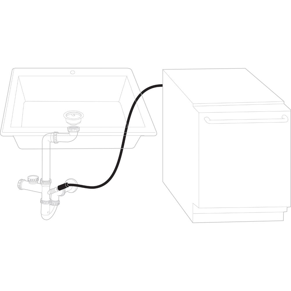 Transolid White Kitchen Sink Drain Kit in the Sink Drains