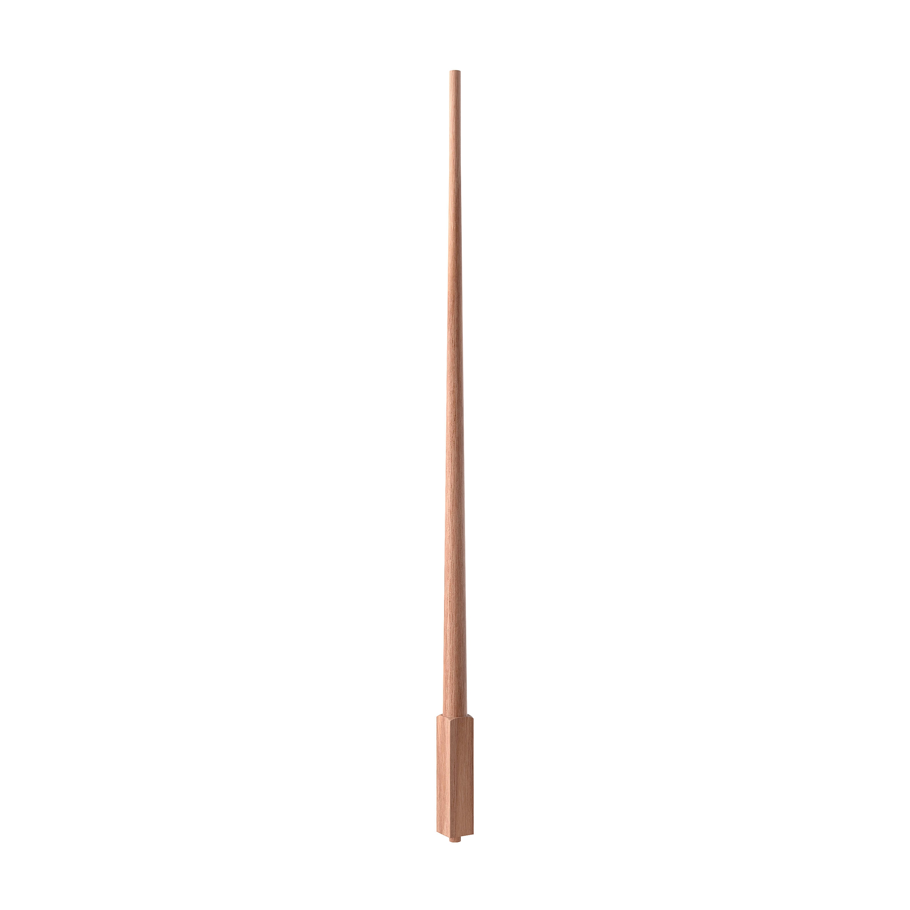 Crown Heritage 451538035 35-in x 1.75-in Craftsman Unfinished Red Oak Pin Top Turned Stair Baluster