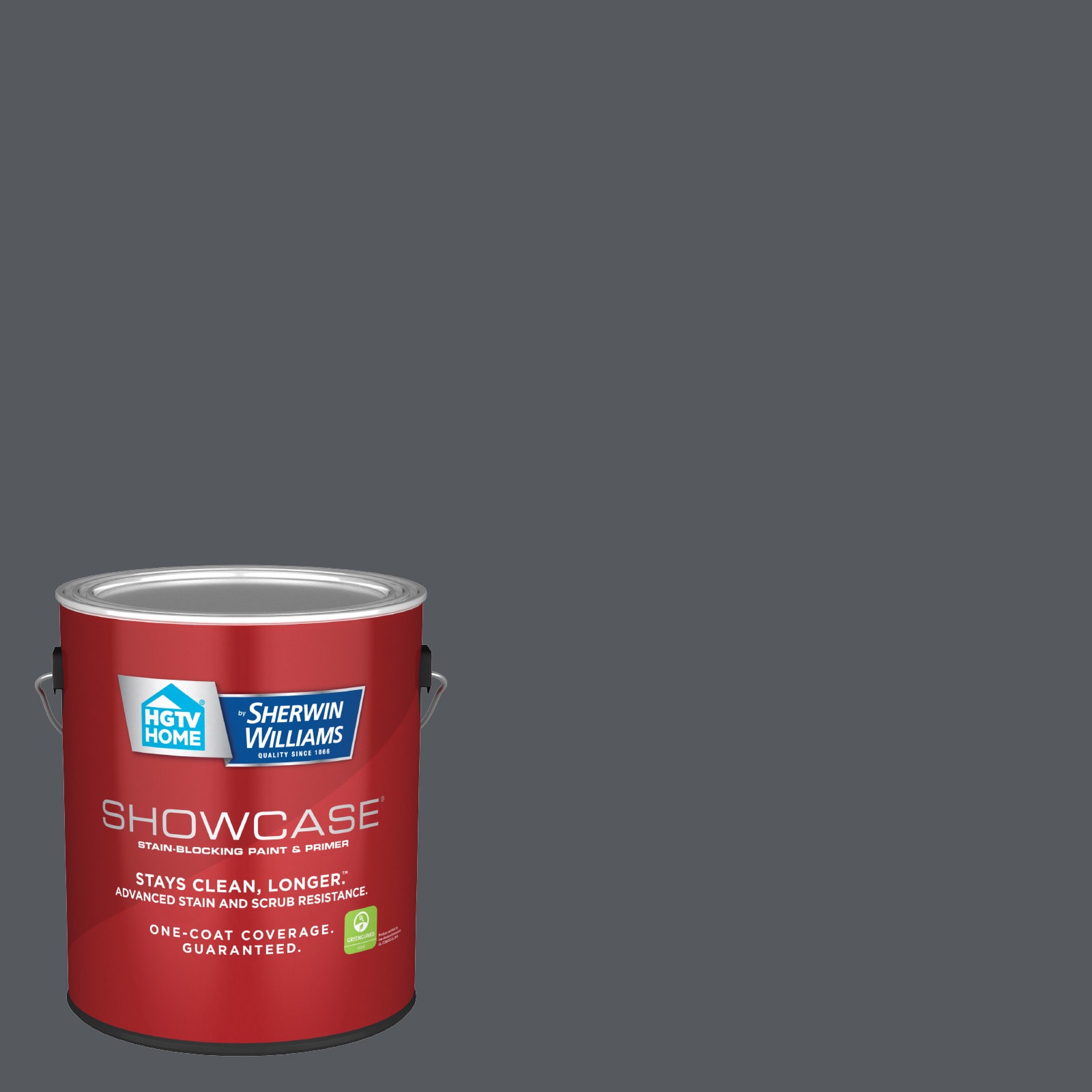 HGTV HOME by Sherwin-Williams 4006-2C-935233 Showcase Eggshell Hematite 4006-2C Acrylic Interior Paint Paint + Primer ( 1-gallon )