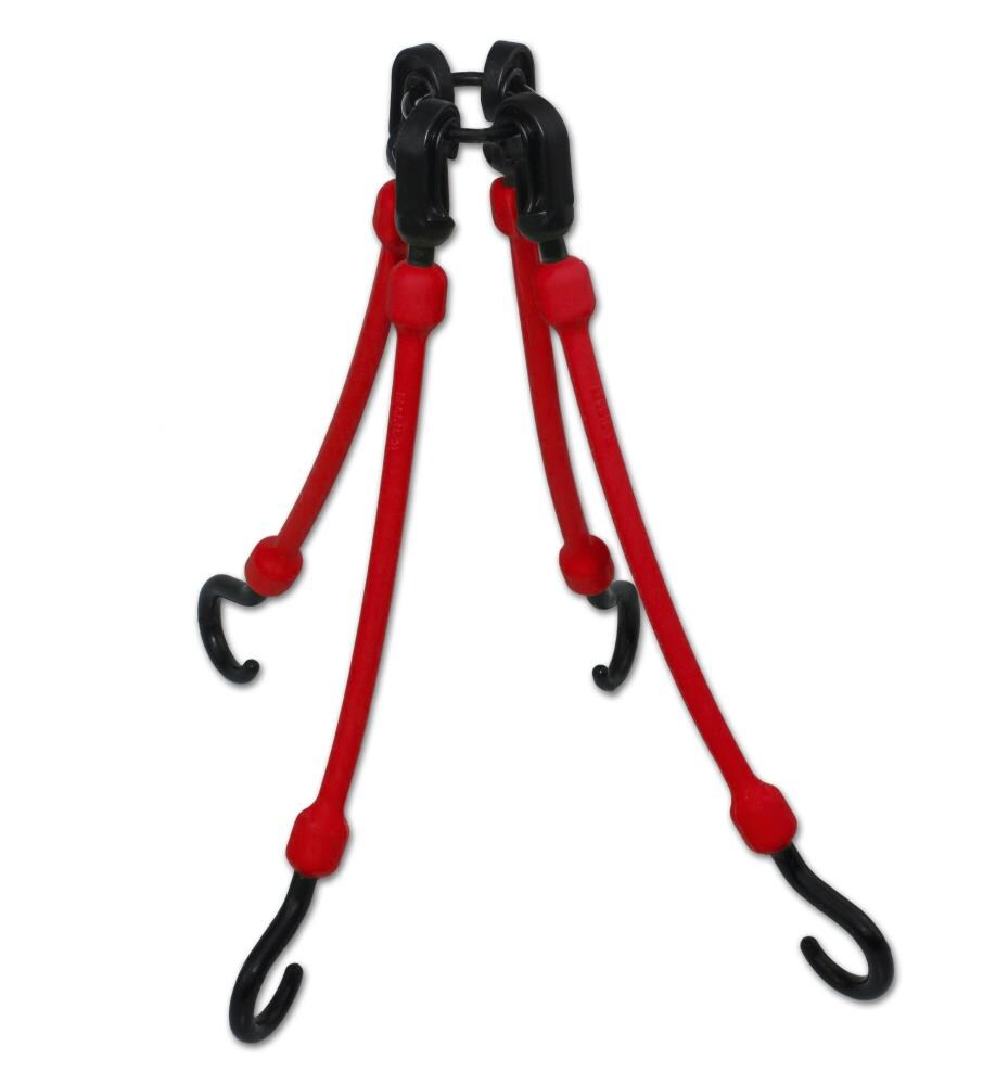 12-inch (305 mm) Easy Stretch Bungee Cord, Red
