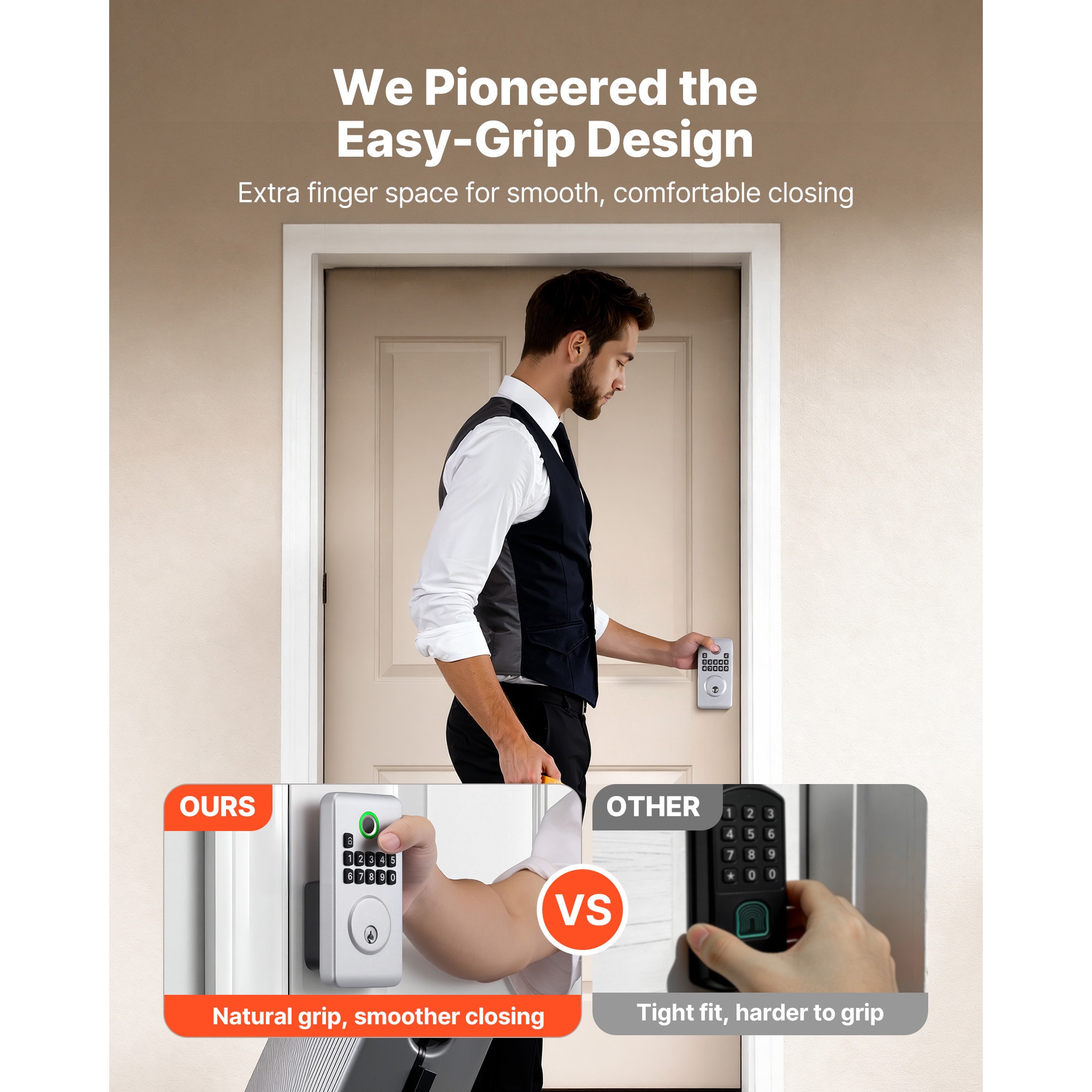 VEVOR SCJXAJMBSDZW14859V9 Electronic-Door-Locks - View #4