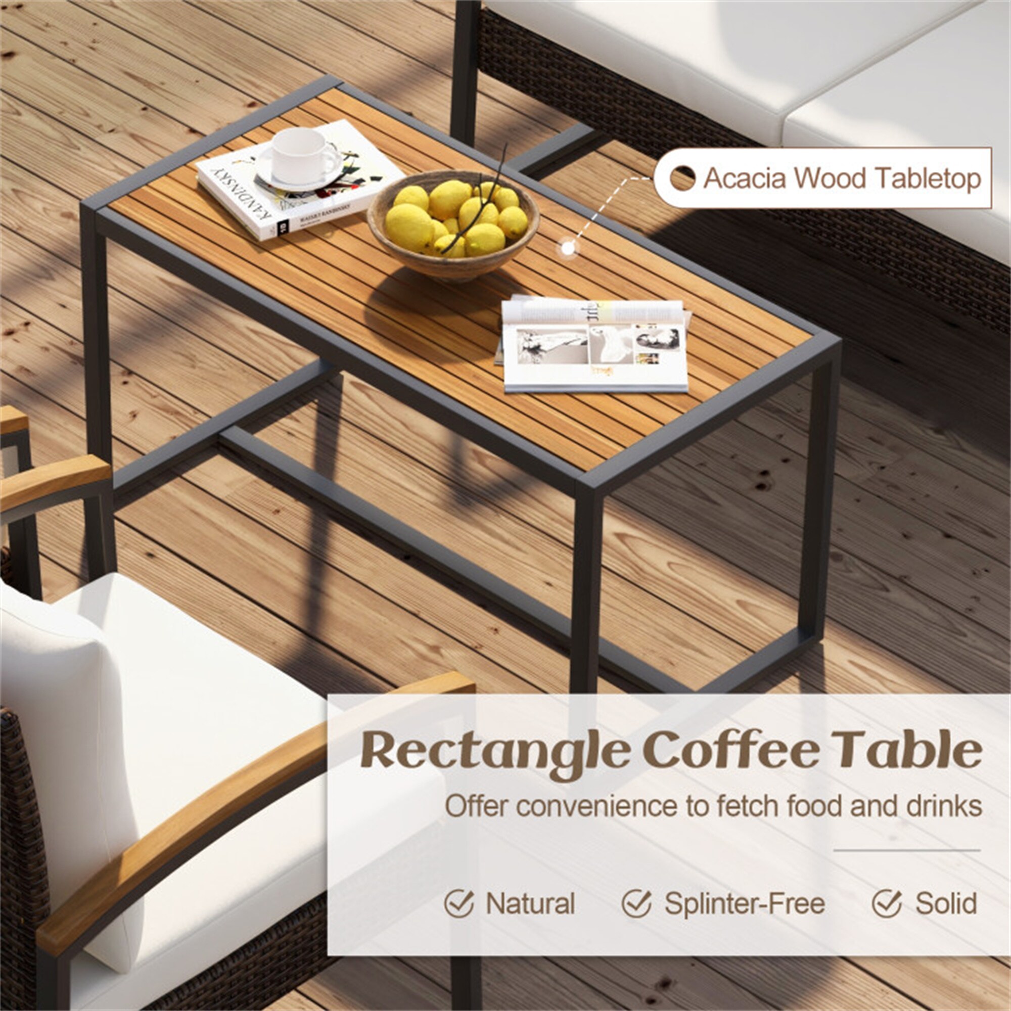BABOOM BOM-2306WH+-CO Patio-Conversation-Sets - View #6