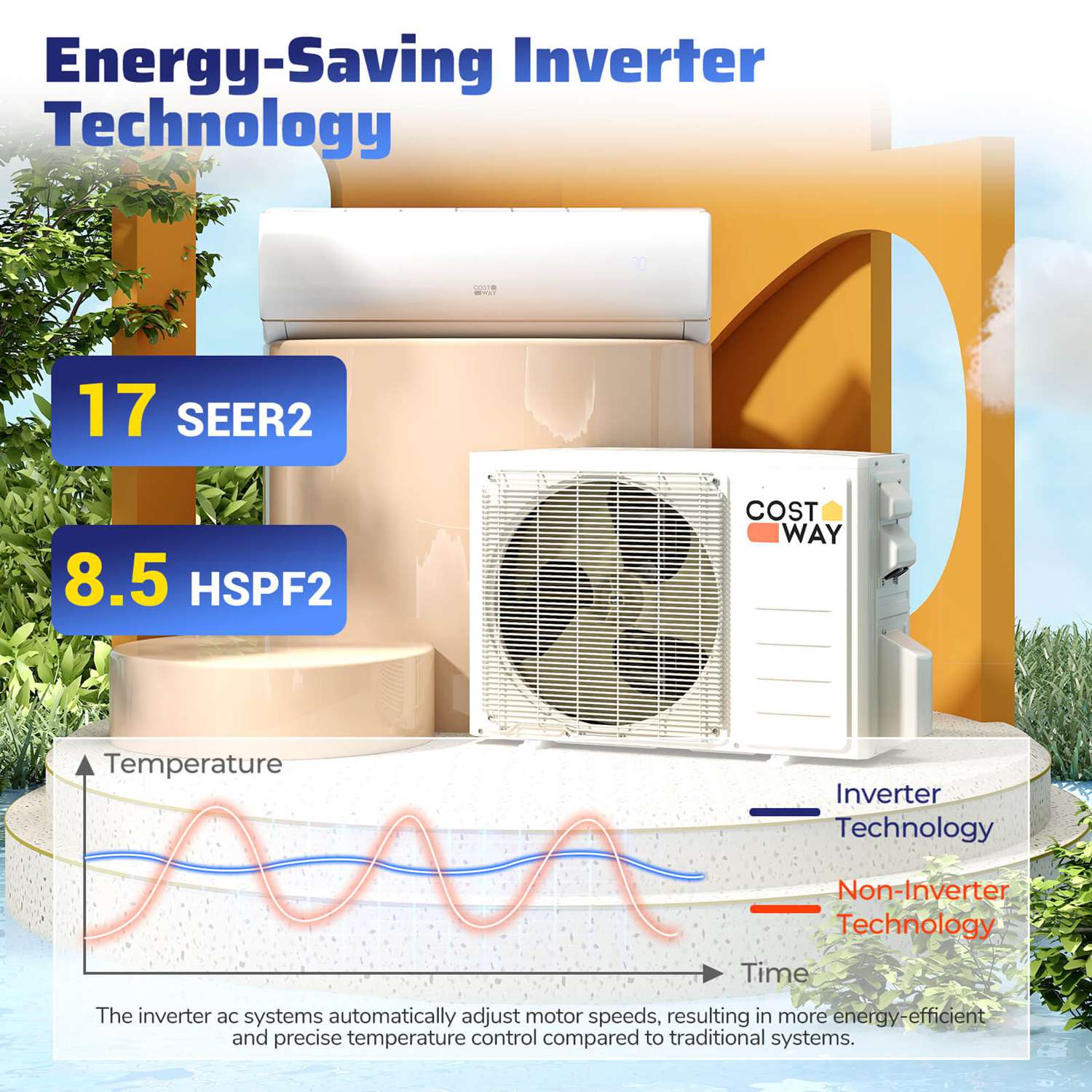 Costway HCST08287 Wall-Air-Conditioners - View #5