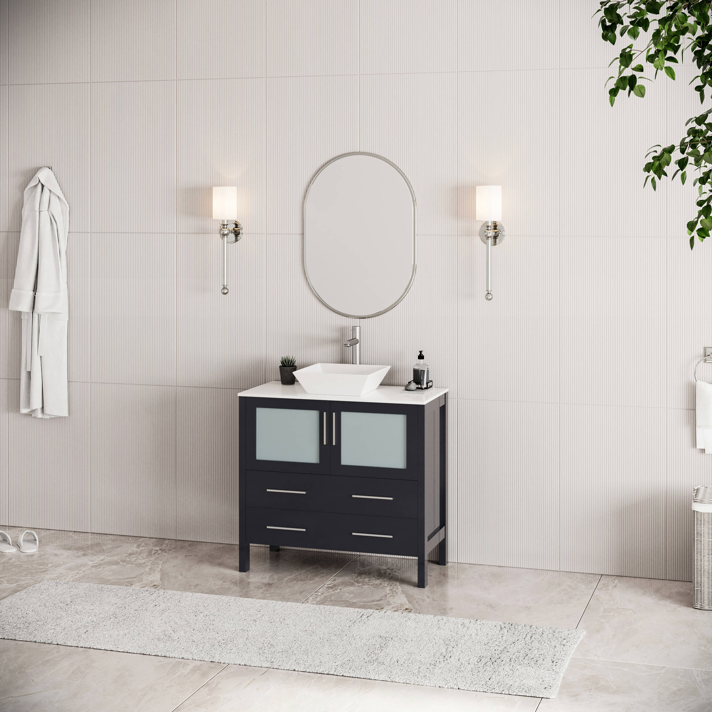 Fresca FCB6236ES-CWH-V Bath-Vanity-Combo - View #5