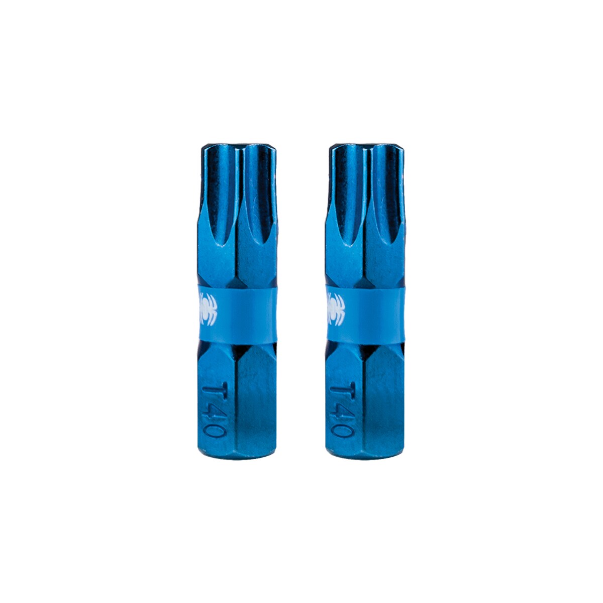 Spyder 19044 Mach-Blue T40 1/4-in x 1-in Torx Impact Driver Bit 2 -Piece