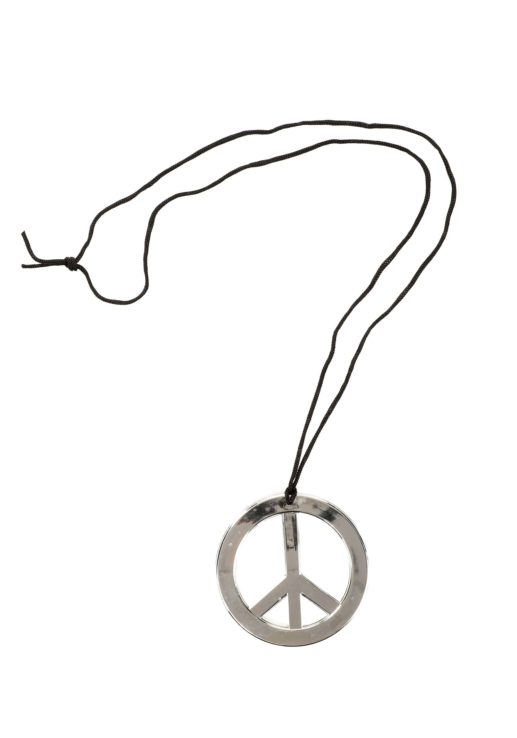 HalloweenCostumes.com FUN Costumes 1960's Peace Necklace Accessory 60's Costume Accessories Standard