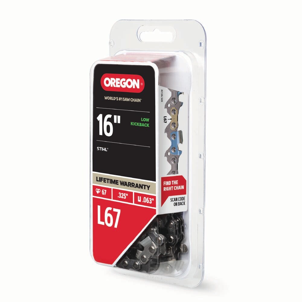 Oregon L67 67 Link Replacement Chainsaw Chain For 16-in
