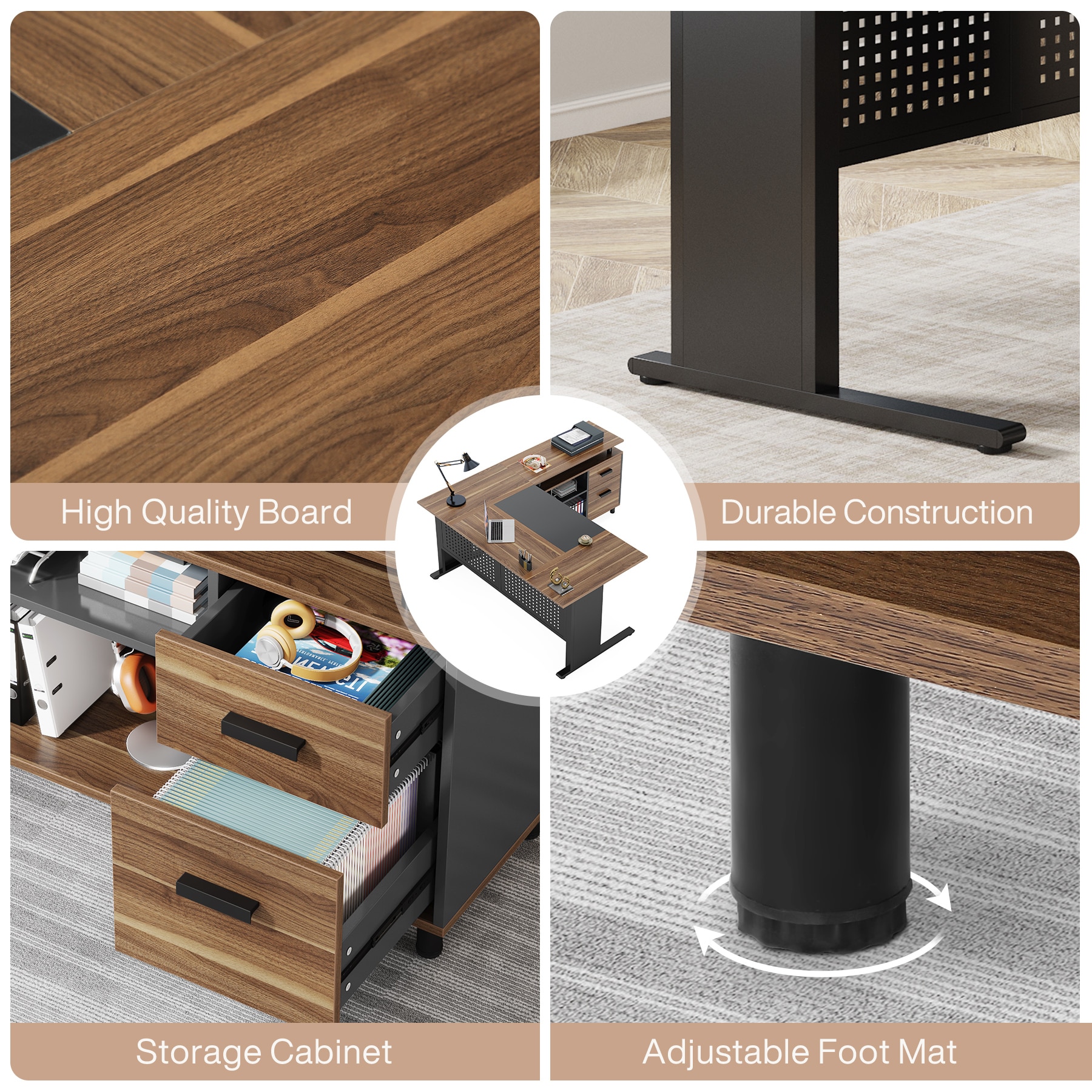 Tribesigns LWFD-F1976 Office-Tables - View #4