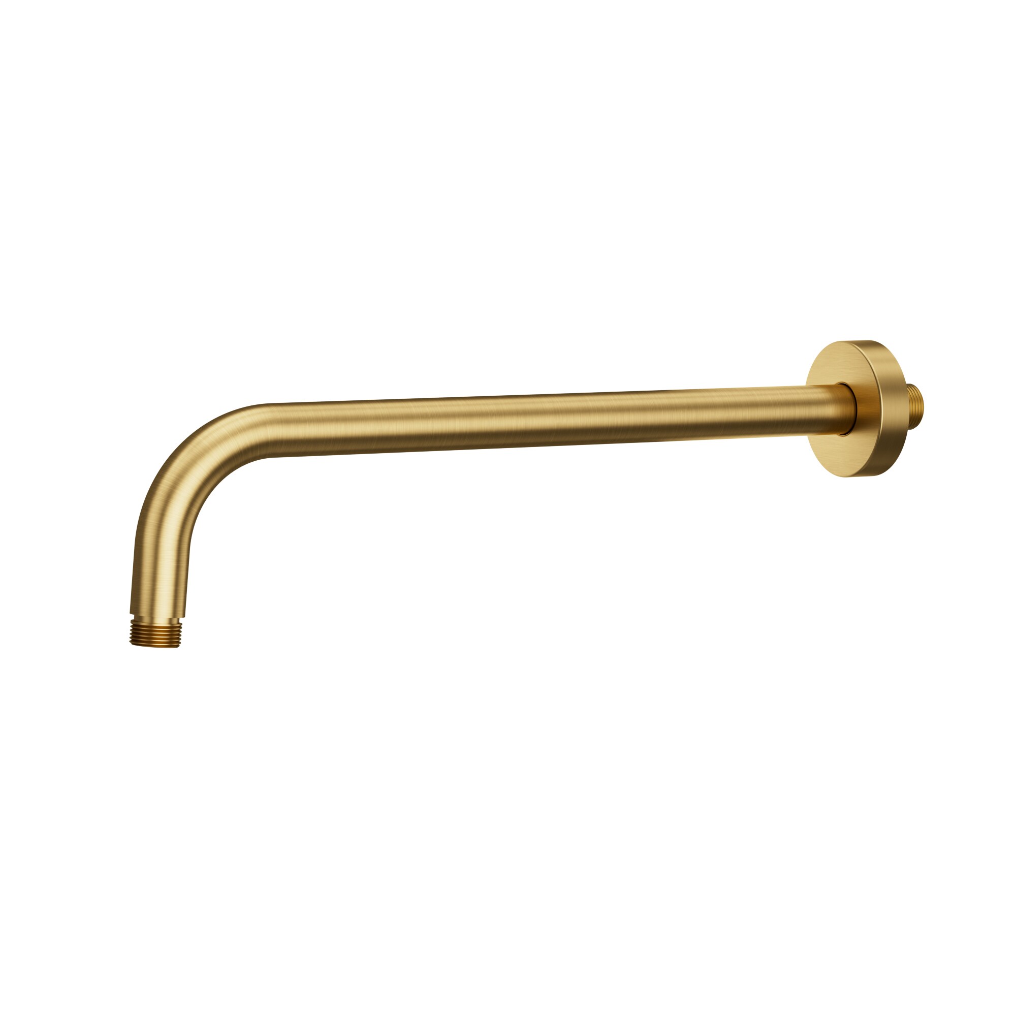 EVERSTEIN Q-846-OTOP Brushed Gold 17.34-Inches Universal Shower Shower arm 15.5-Inches -ID