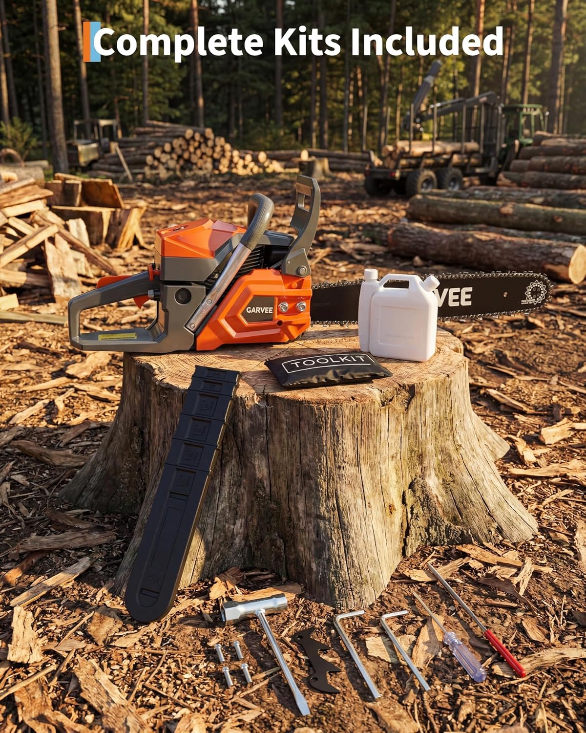 Garvee GGL-PPG-345LDFWT Cordless-Chainsaw - View #3