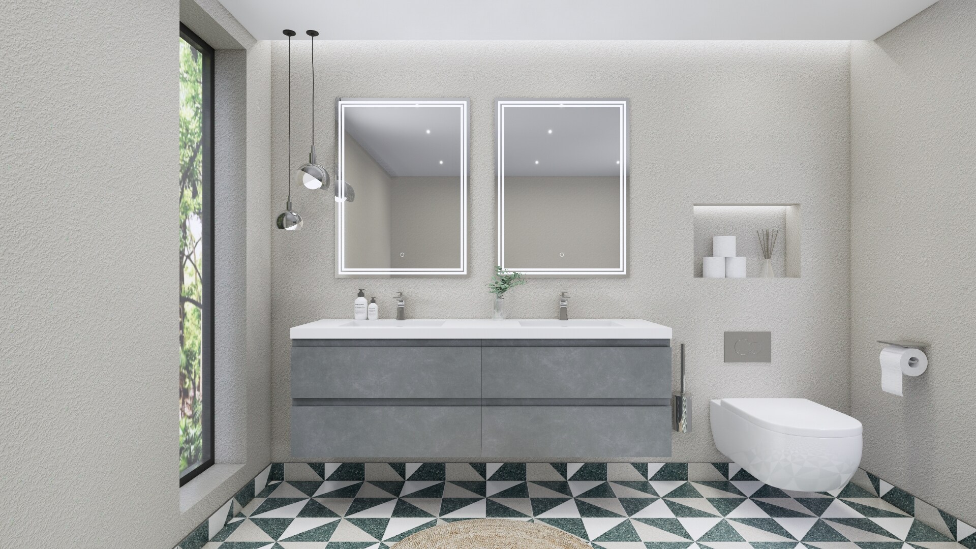 Moreno Bath MOB72-CG Bath-Vanity-Combo - View #7