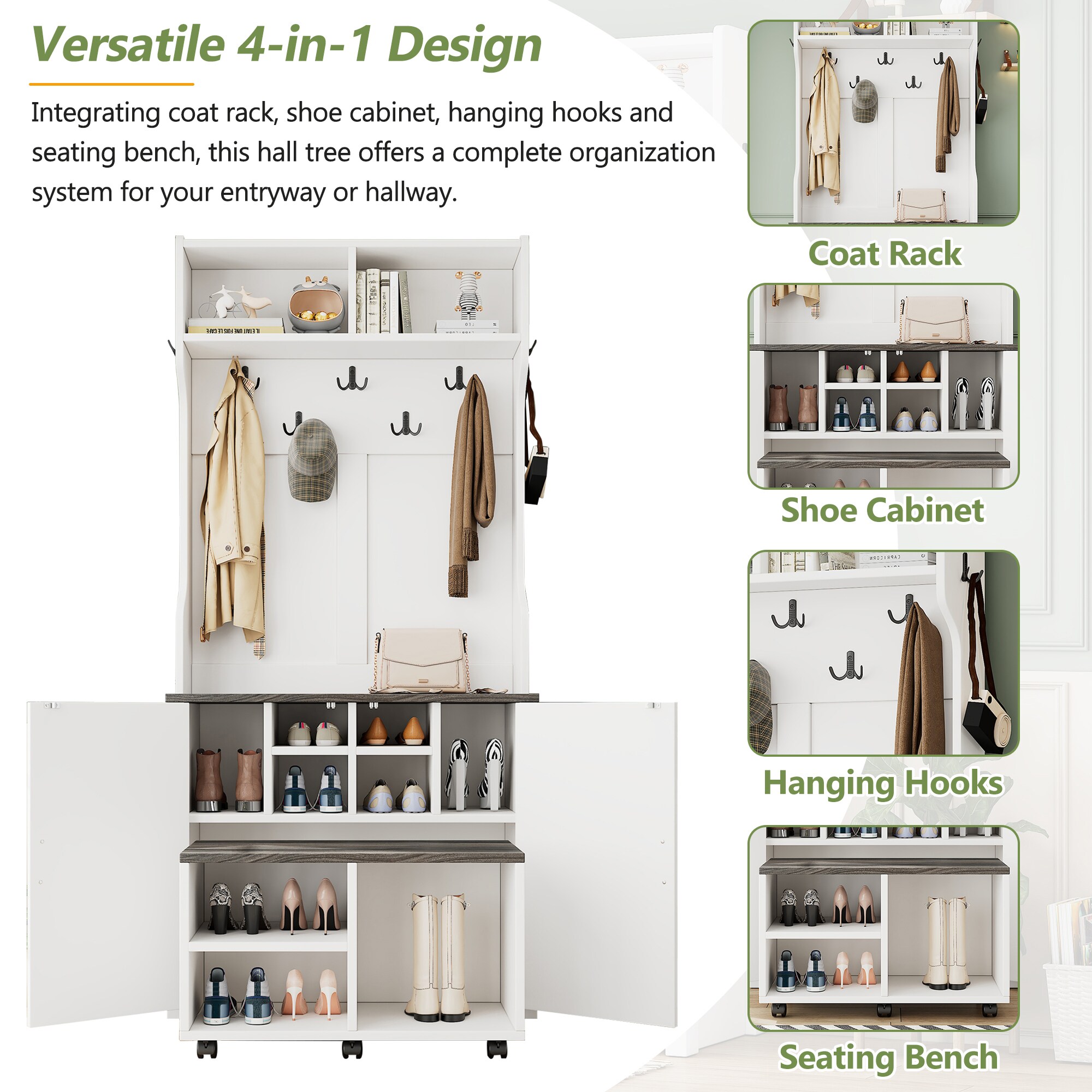 Bybafun YA2500145 Hall-Trees - View #13