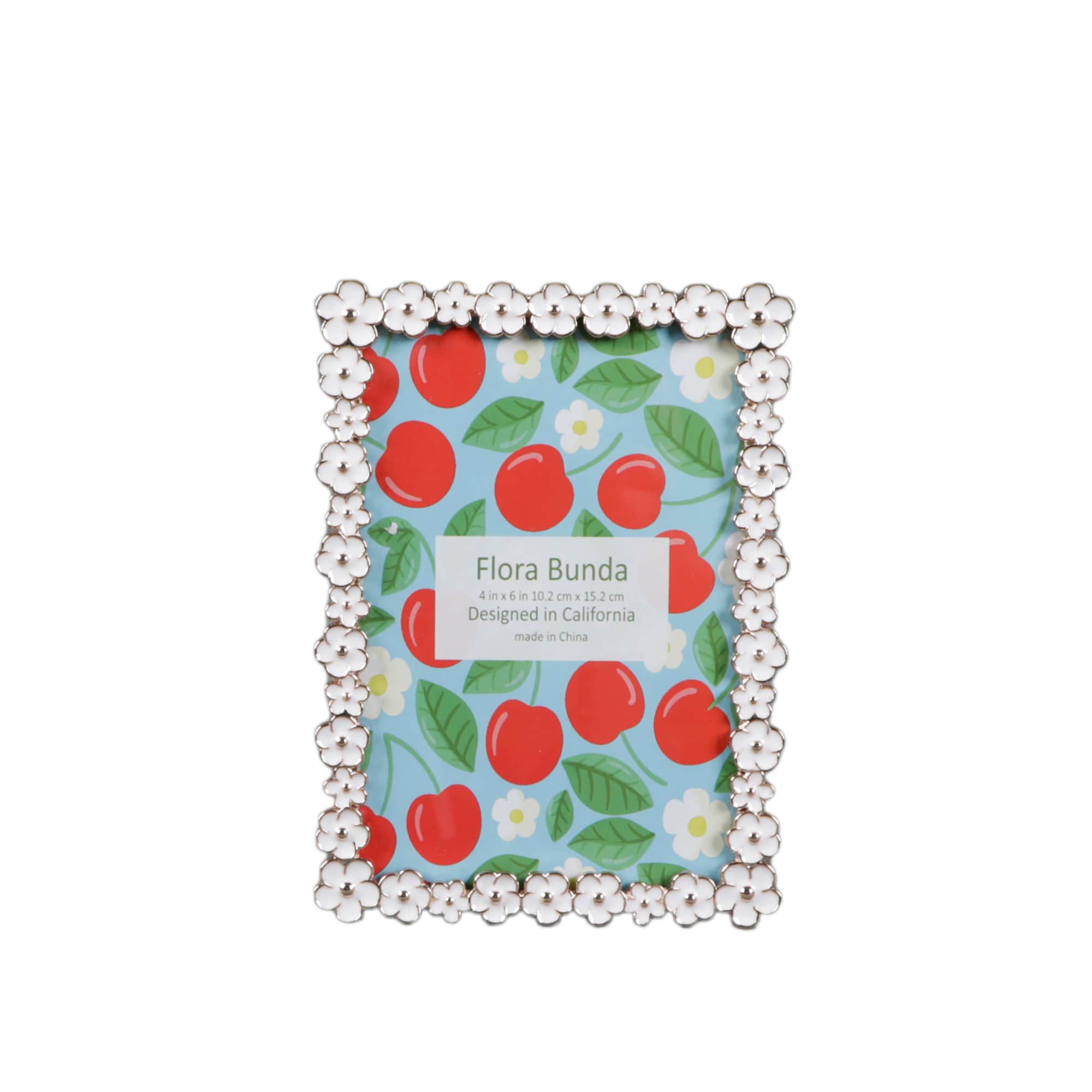  FM225S-WH White Ceramic ( 4-in x 6-in ) Picture frame
