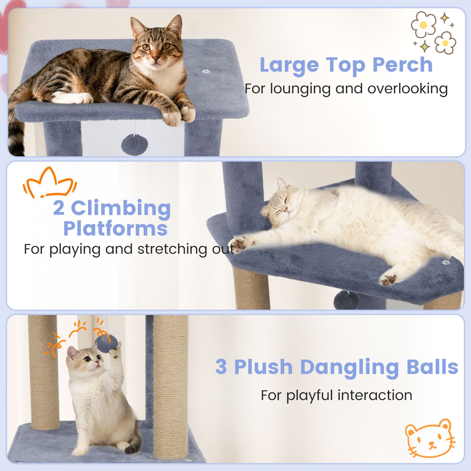 Slickblue D-CO-RG38401VP Cat-Trees - View #5