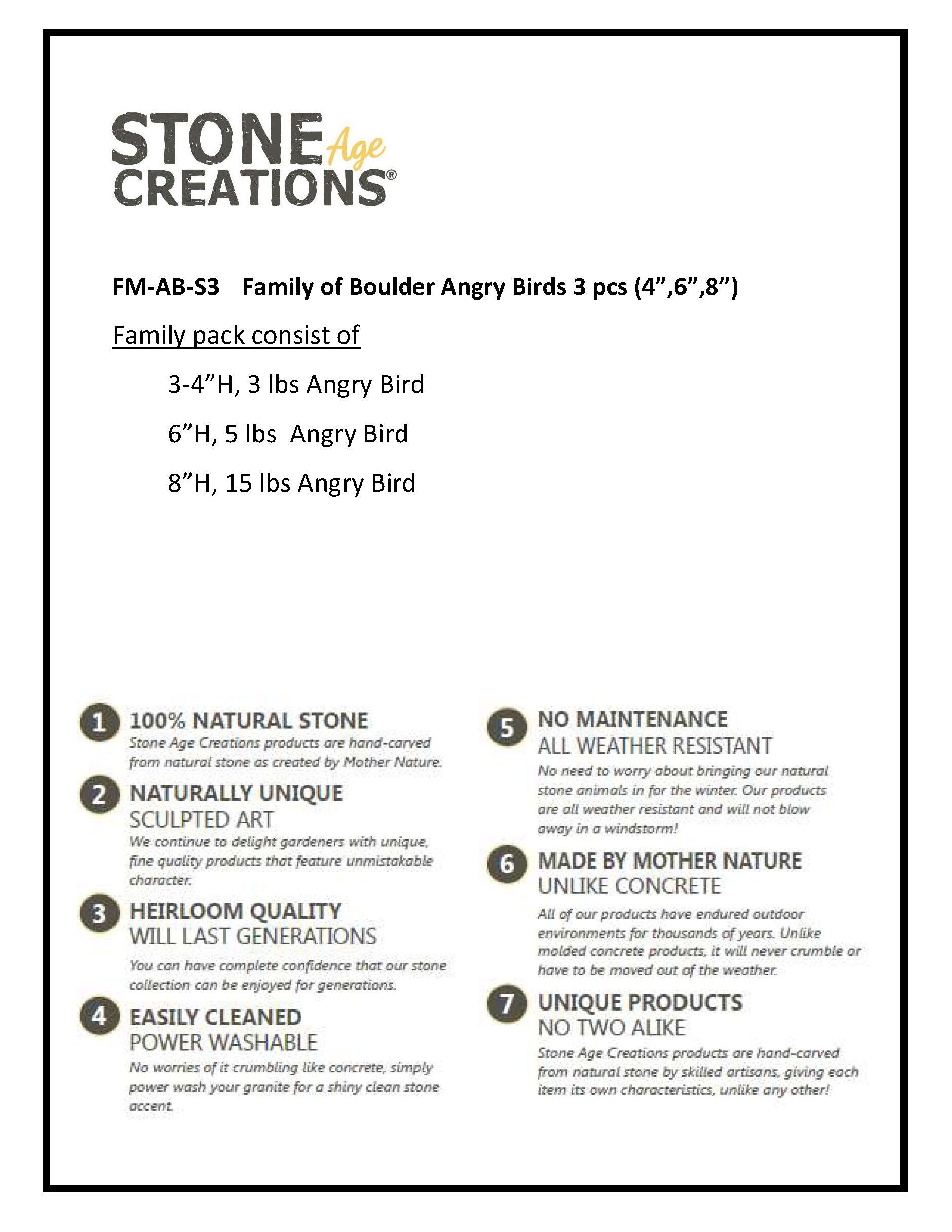 Stone Age Creations FM-AB-S3 Garden-Statue - View #10