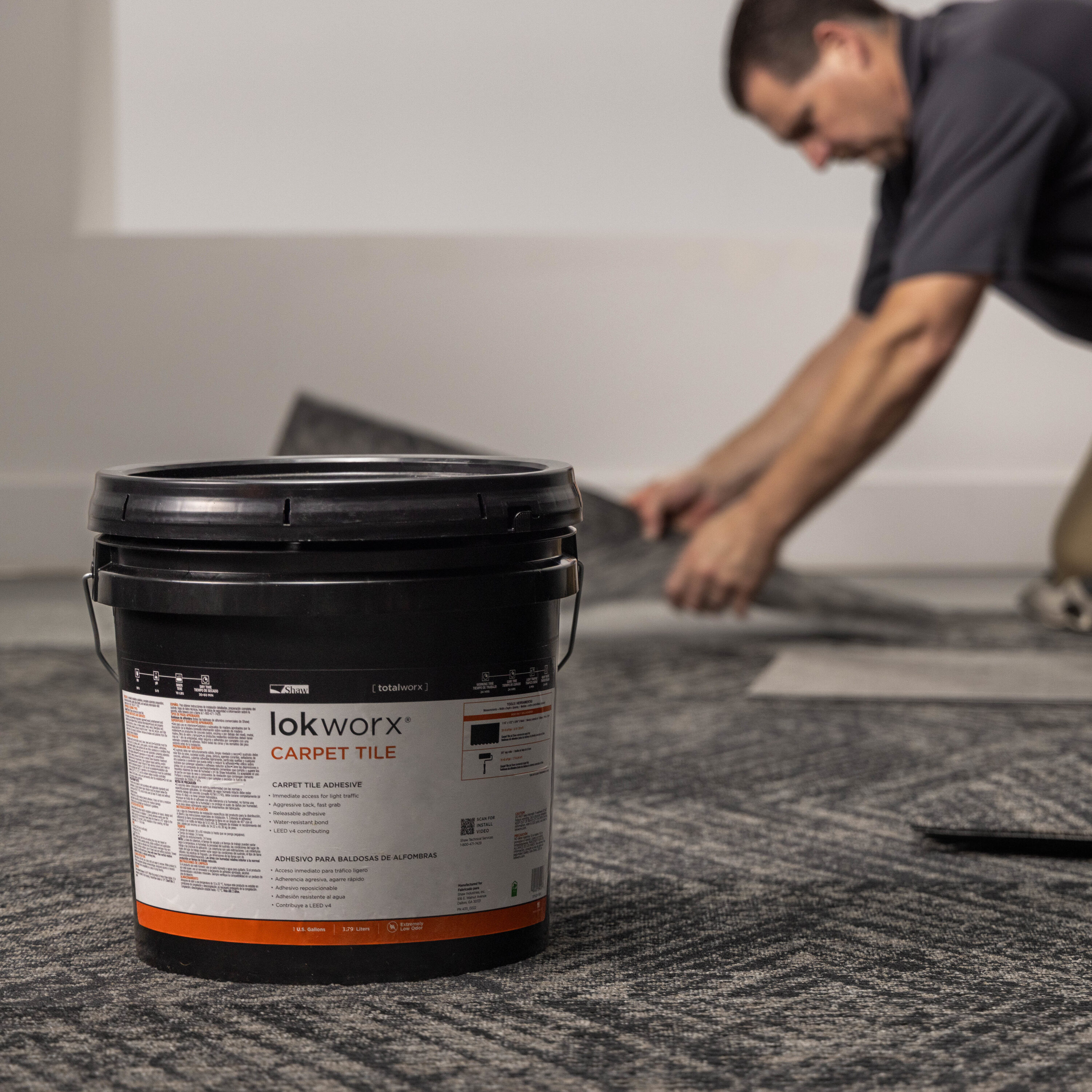 Shaw 114CU00001 Adhesive-Tile - View #4