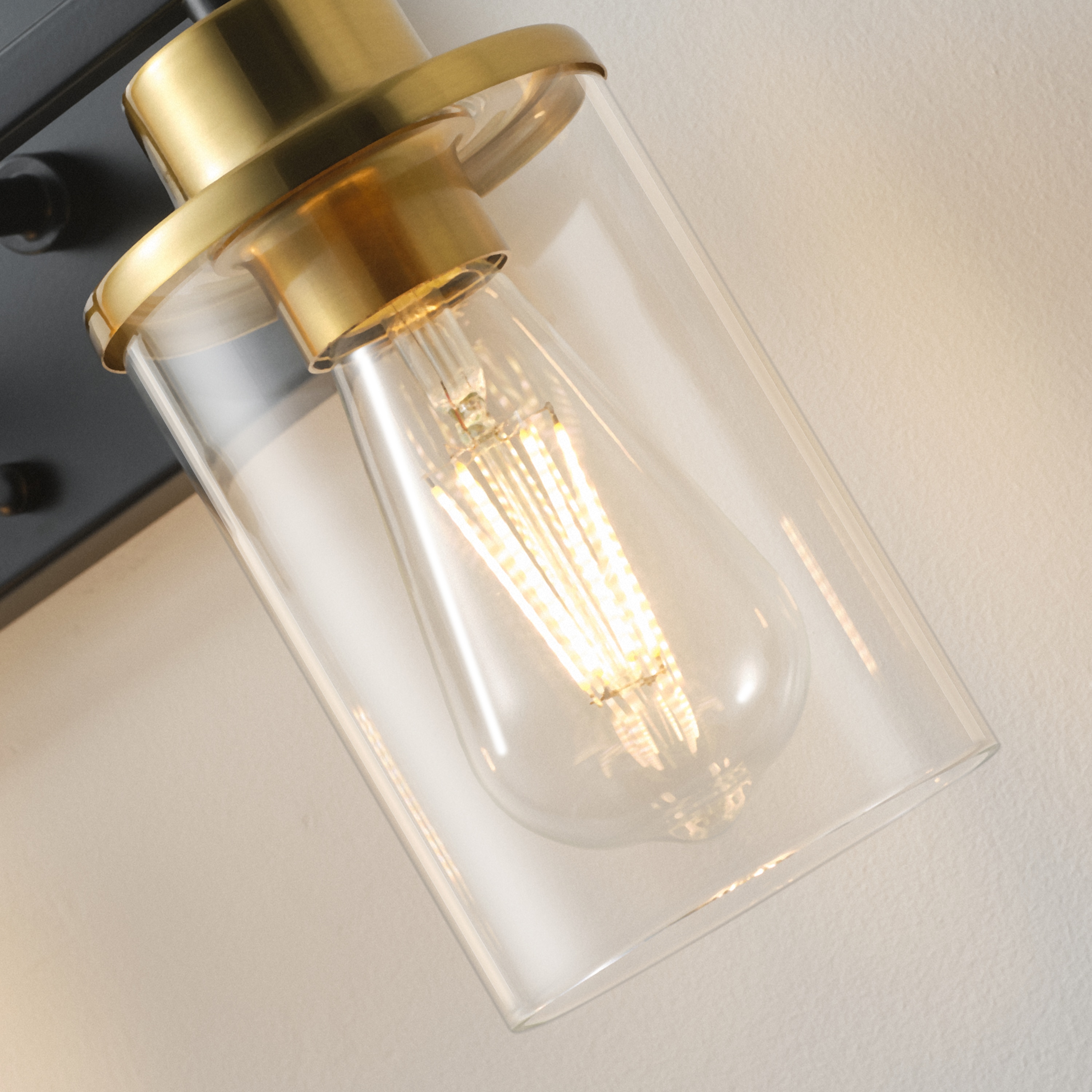 GoYeel PJ002 5.91-in x 0.31-in Cylinder Clear Clear glass Universal with 1-5/8-in Fitter (Lip Fitter)