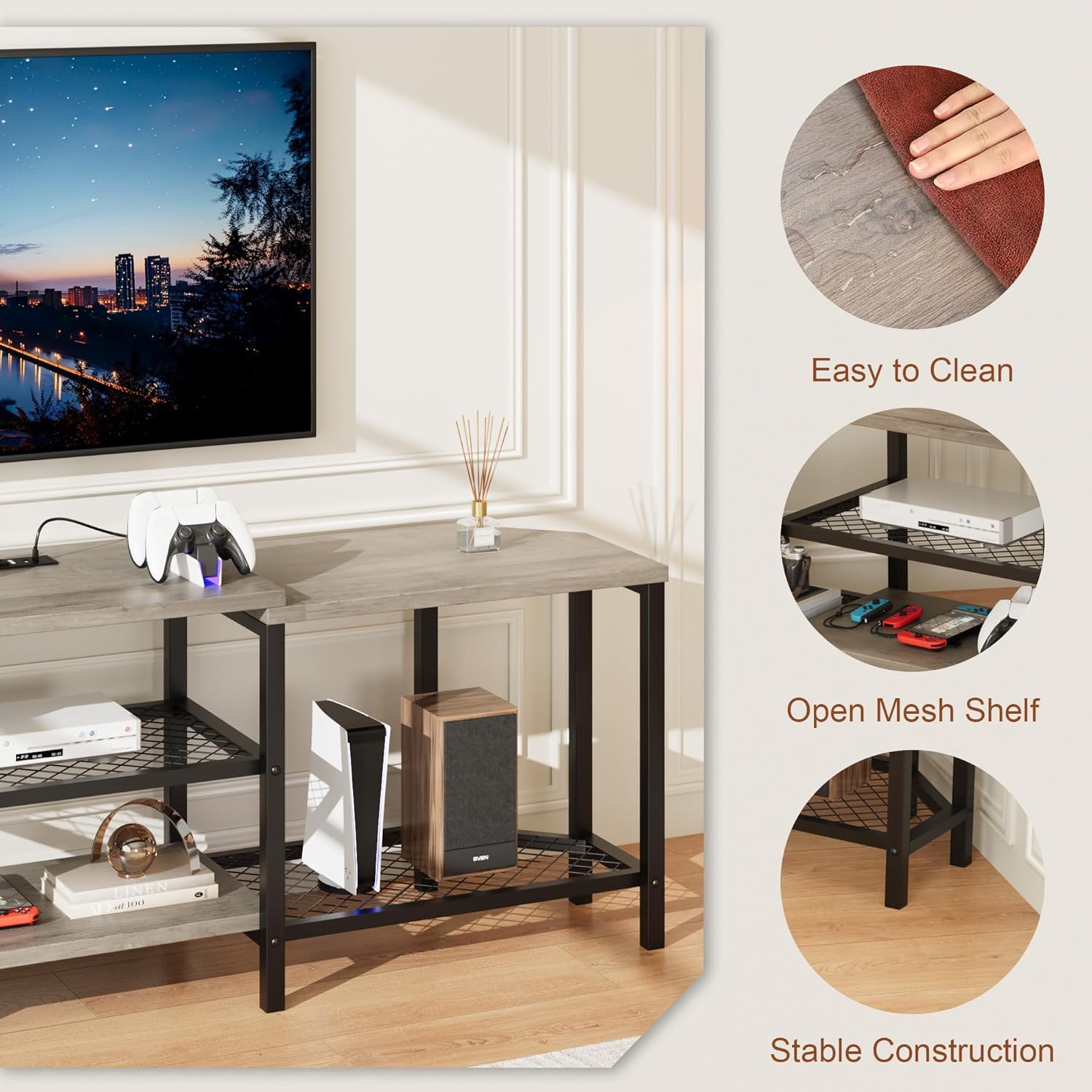 Qeetex DHZ-PHO-33RSAAUW Tv-Stands - View #7