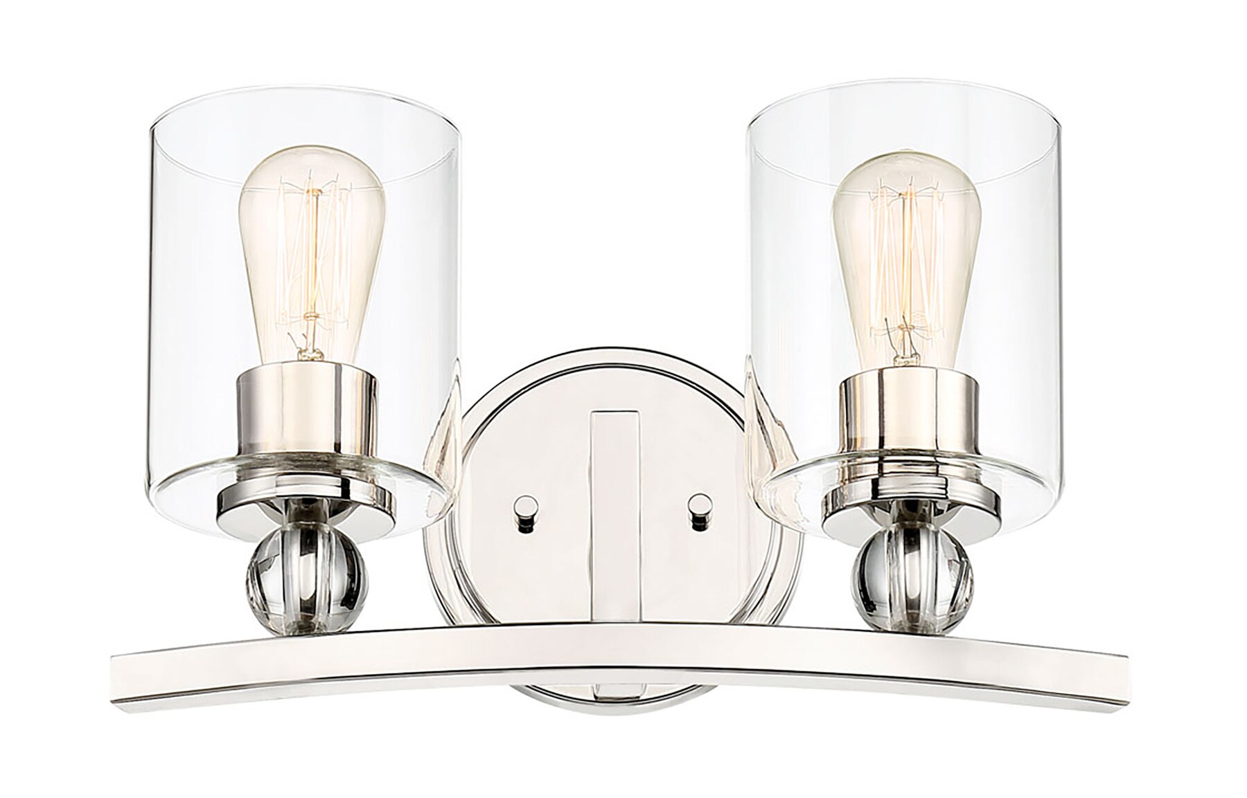 Minka Lavery 3072-613 Studio 5 15.50-in 2 -Light Polished Nickel Transitional Vanity light bar