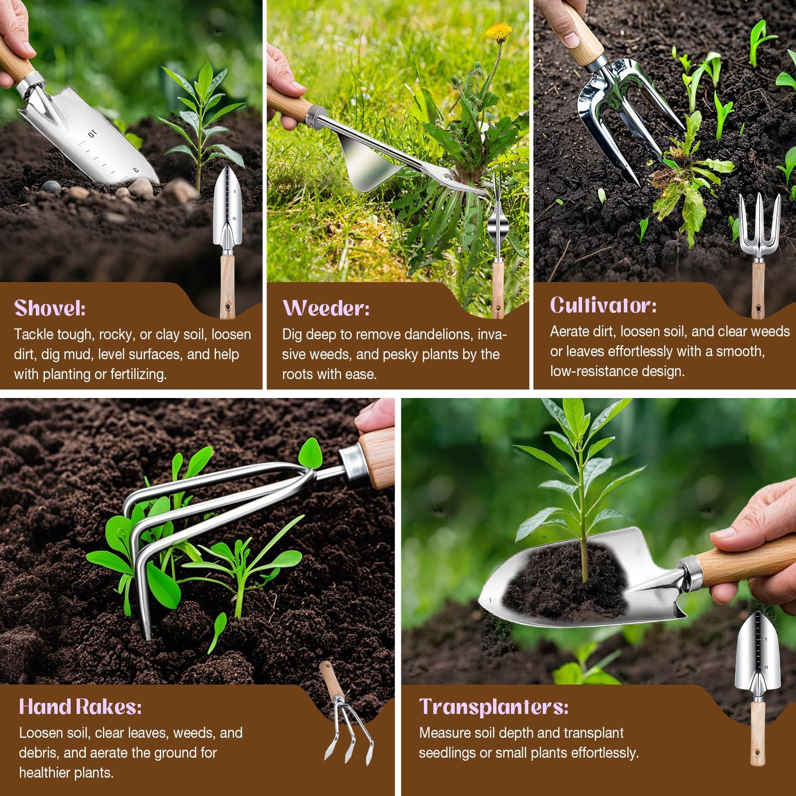 Numhew NHBEN34154 Garden-Hand-Tool-Kits - View #6