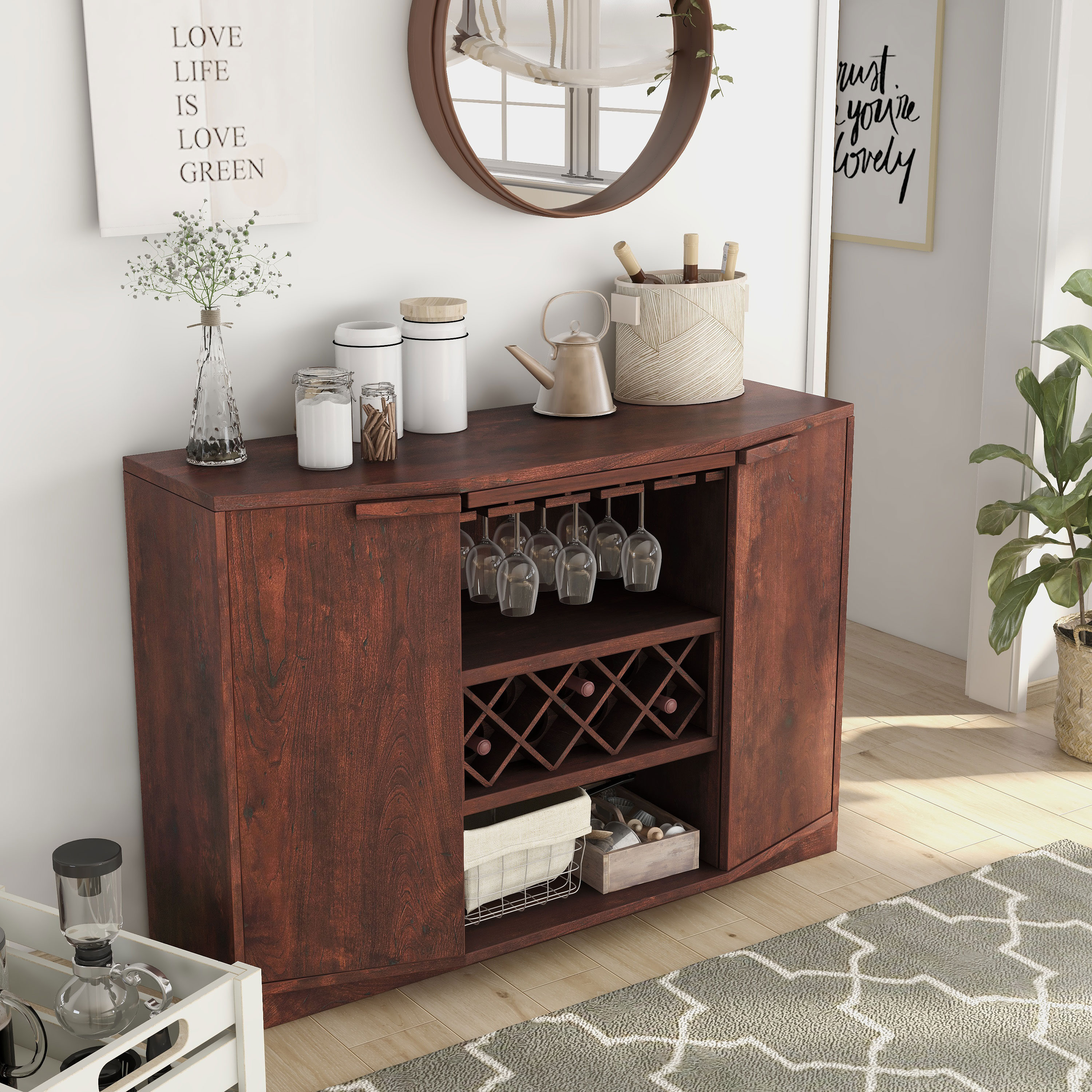 Furniture of America YNJ-1446-6 Dining-Kitchen-Storarge - View #5