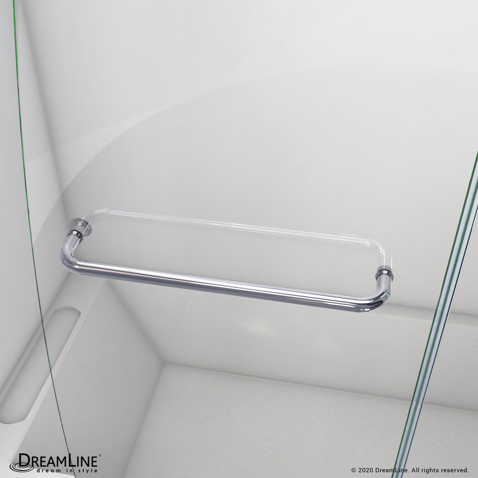 Unidoor-X 60" Frameless Hinged Shower Door with Clear Glass