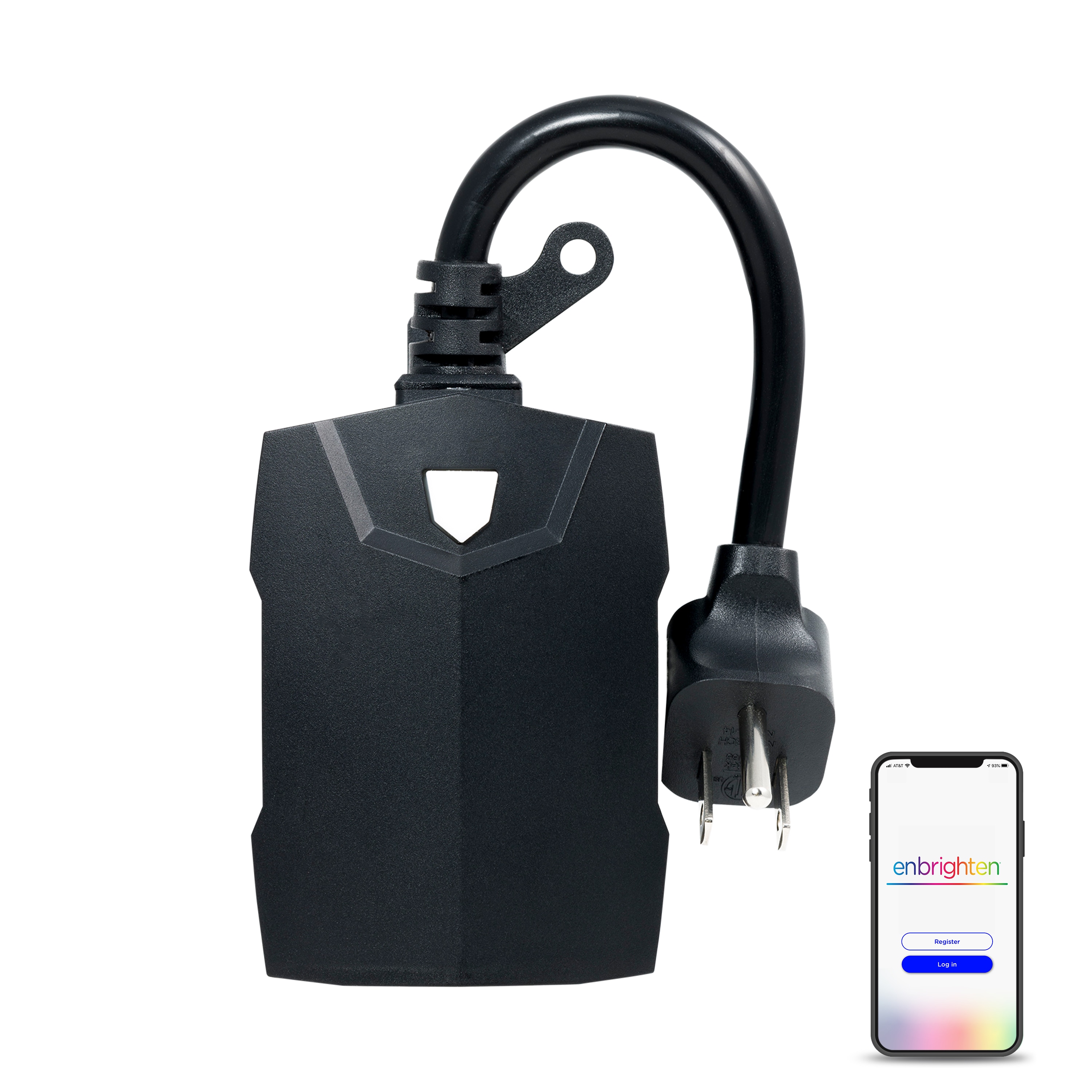 Enbrighten Wi-Fi 125-Volt 2 -Outlet Outdoor Smart Plug #51375-T1