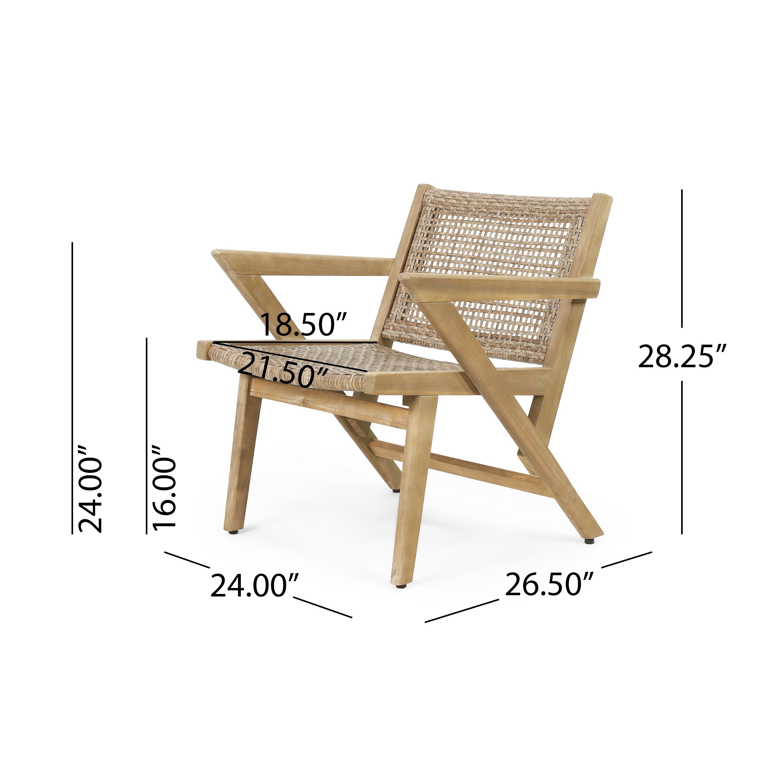 ModernLuxe L-72613.00MLBRN Patio-Chairs - View #3