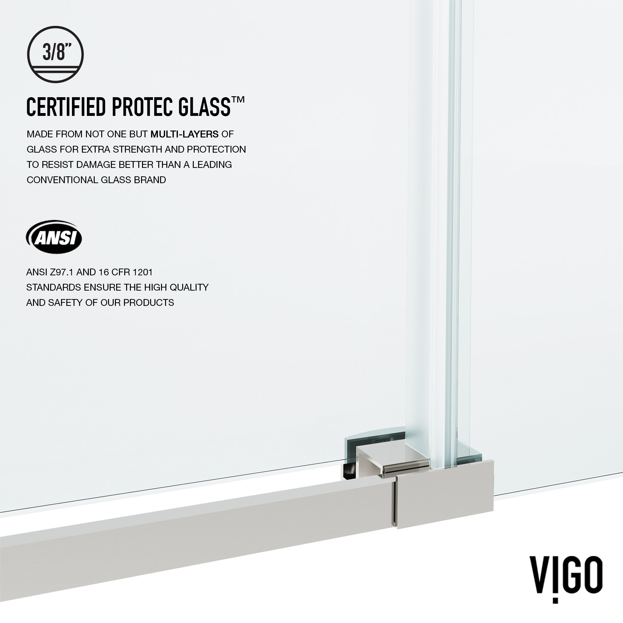 VIGO VG6049STCL6068 Bathtub-Doors - View #11