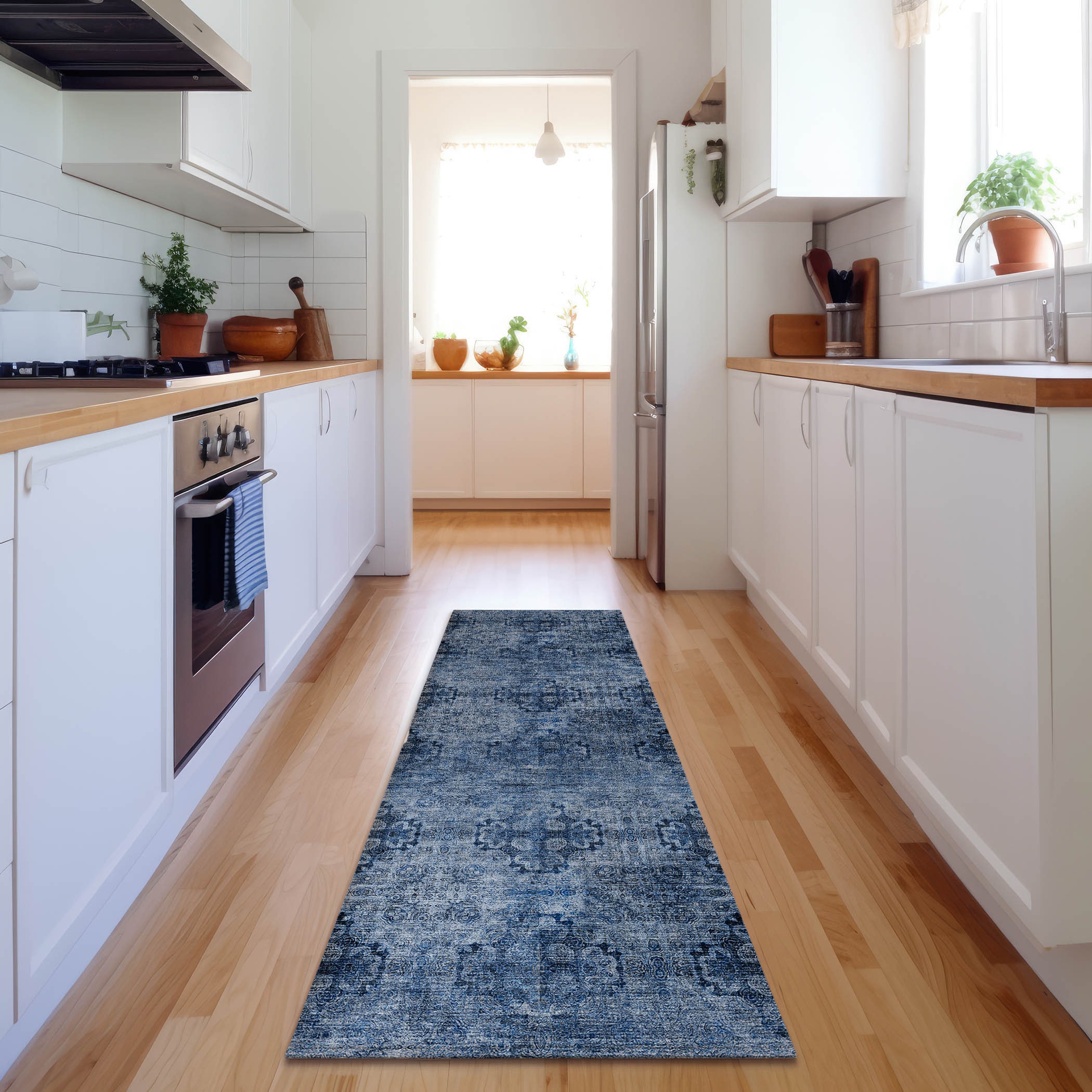 Addison Rugs AMF564CH8RO Mayfield AMF564CH 8 x 8 (ft) Loomed Polyester Chocolate Round Indoor Geometric Machine washable Area rug